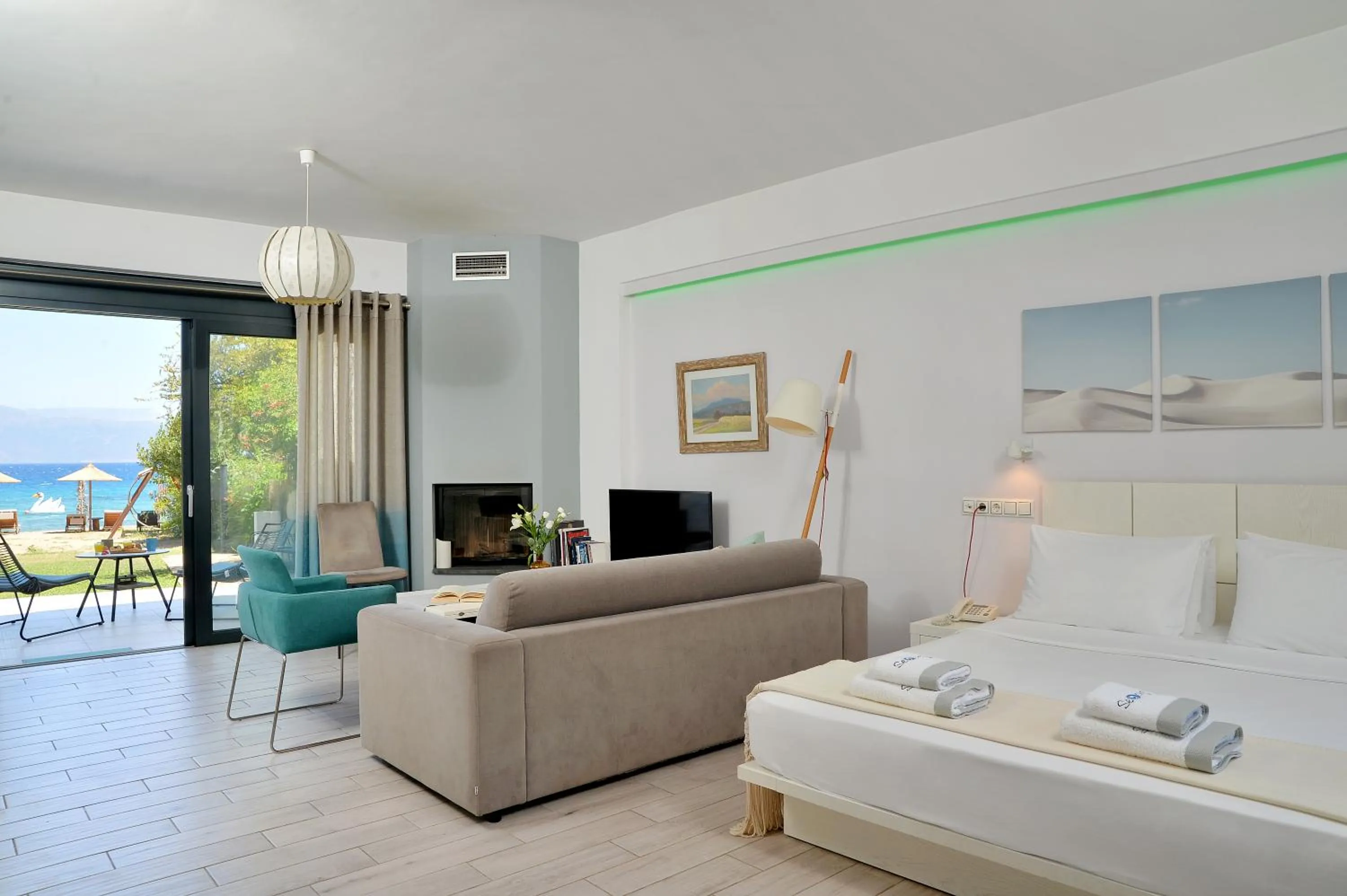 Bed in Seacret Apartments