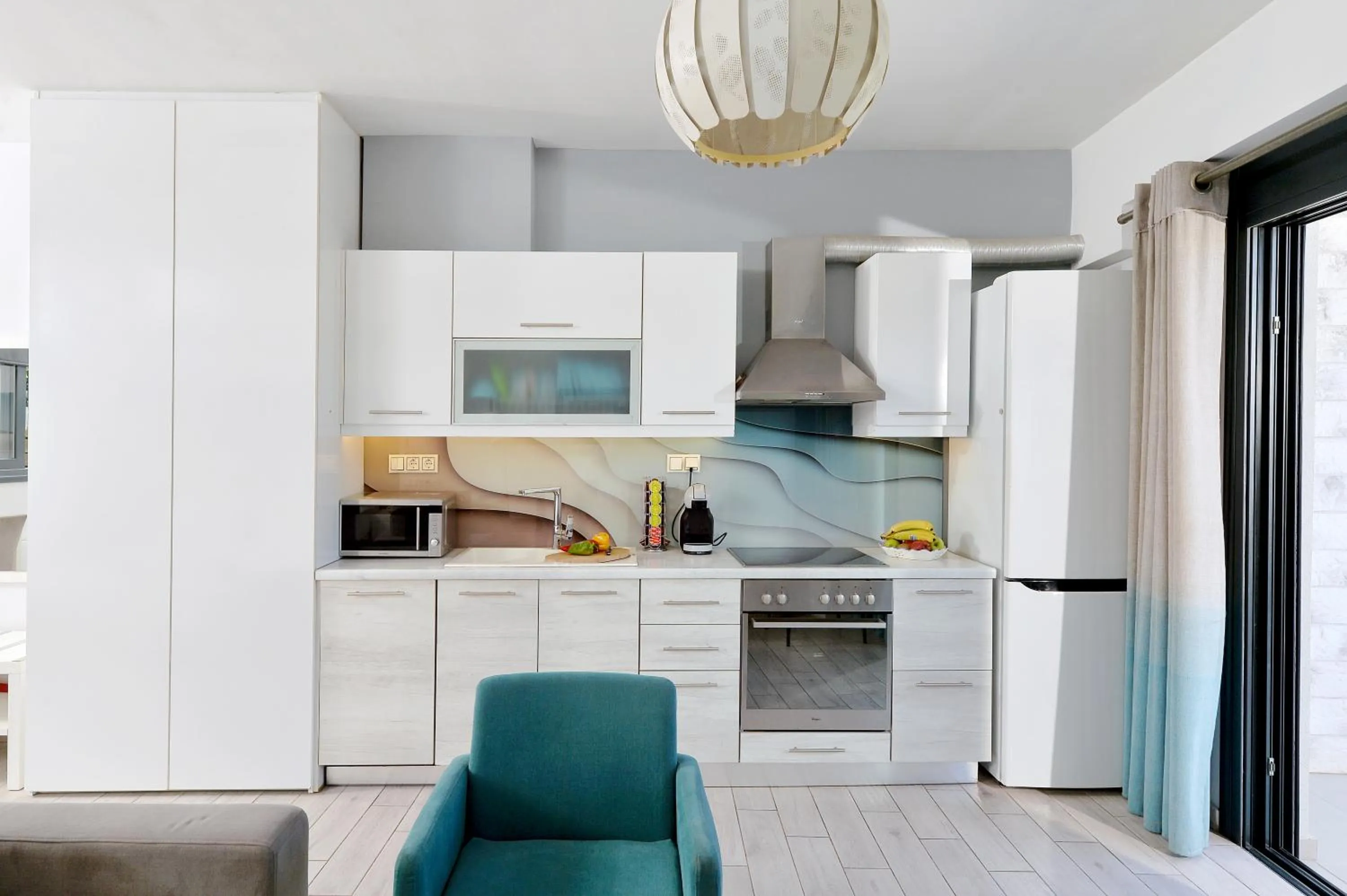 kitchen in Seacret Apartments