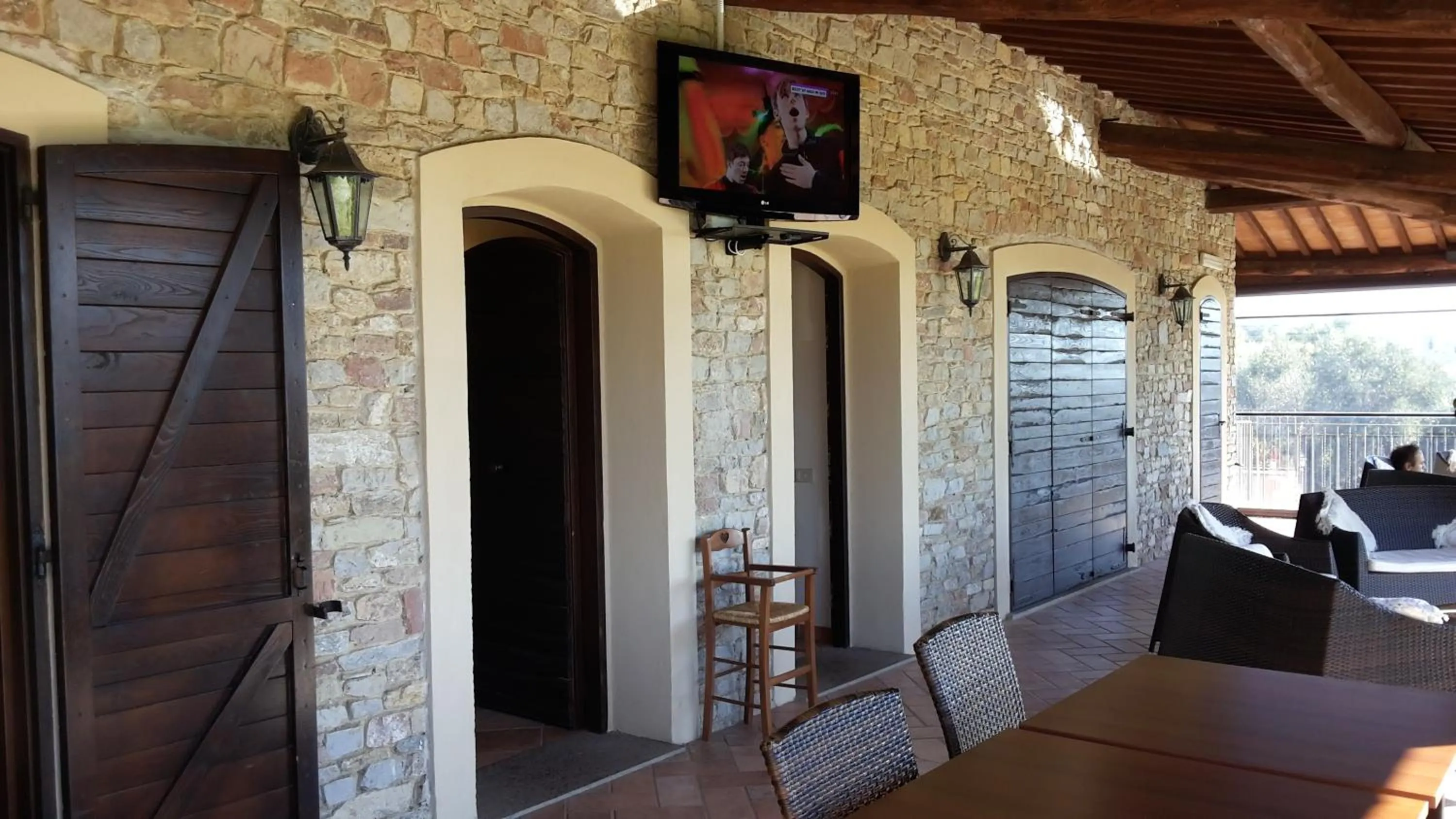 Bird's eye view in Villa Klinai