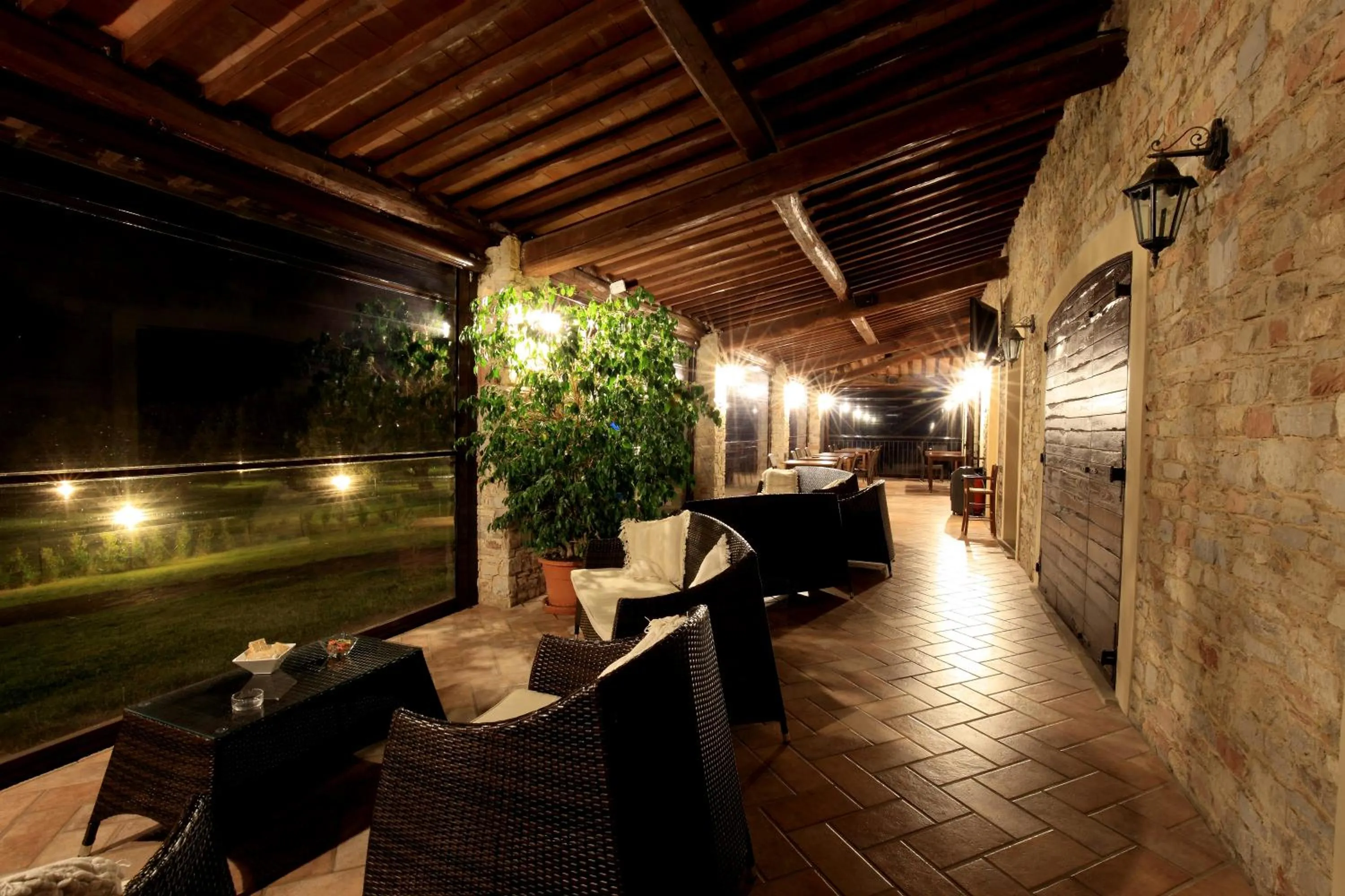 Garden view in Villa Klinai