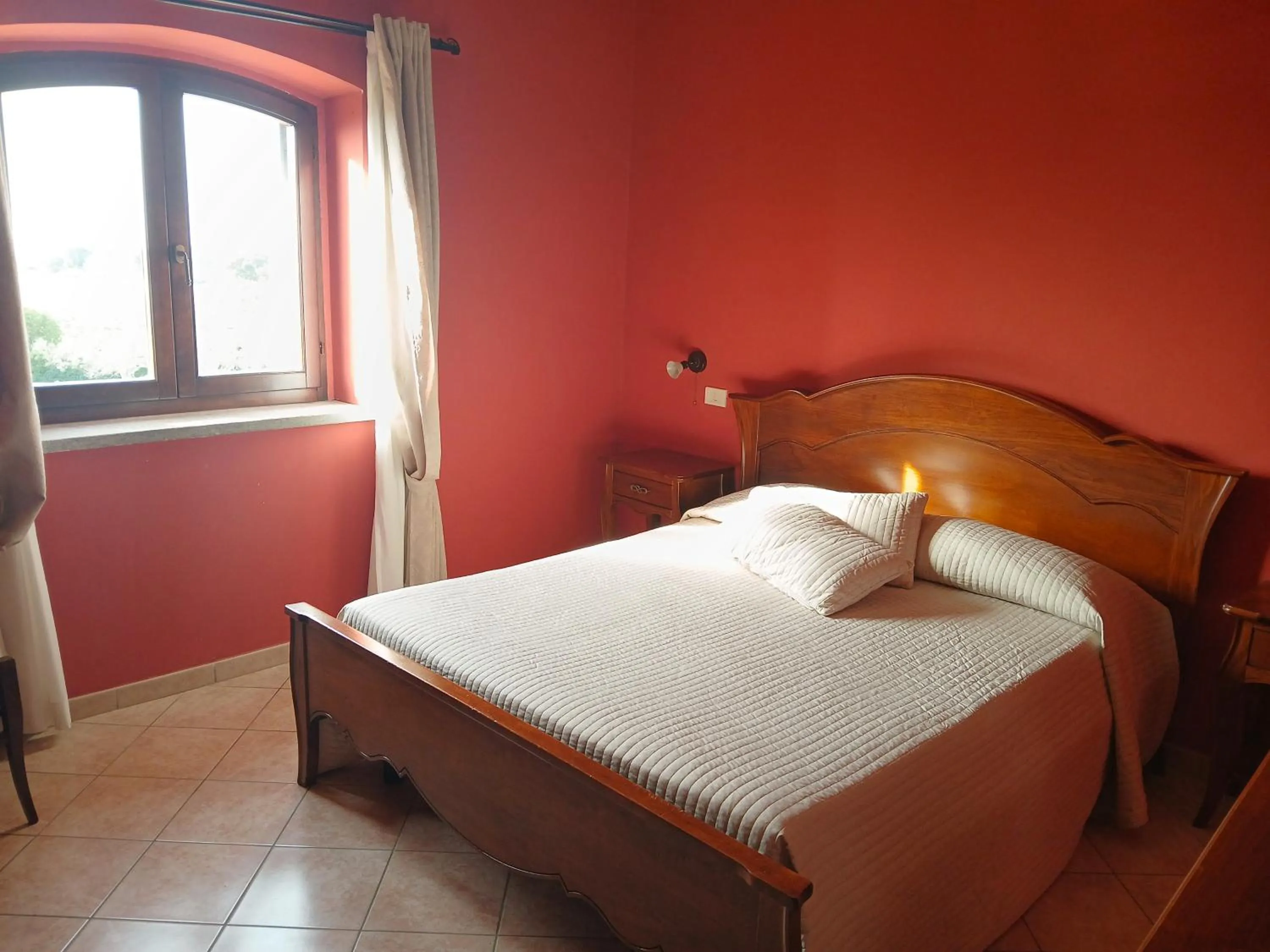 Bedroom, Bed in Villa Klinai