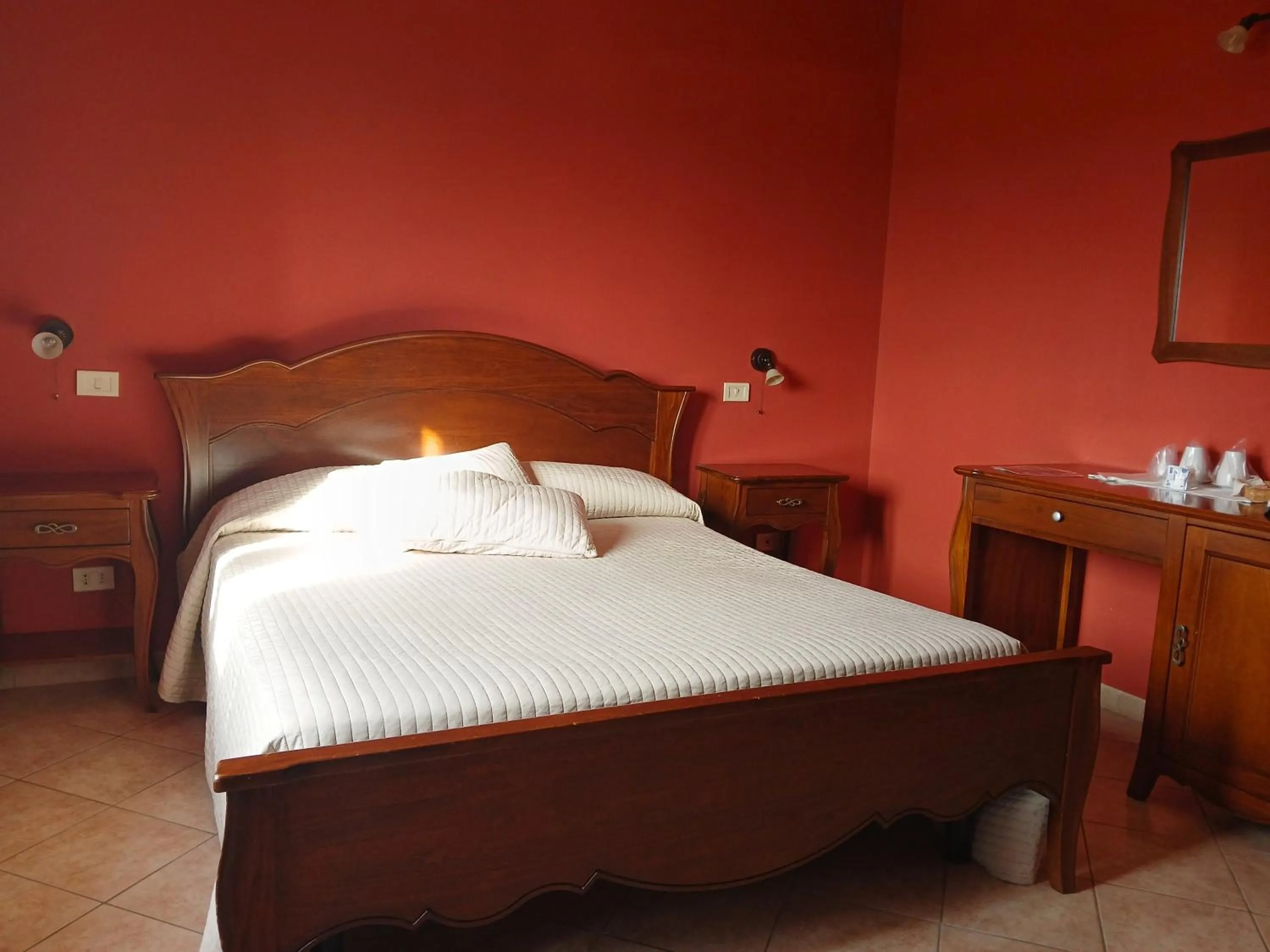 Bedroom, Bed in Villa Klinai