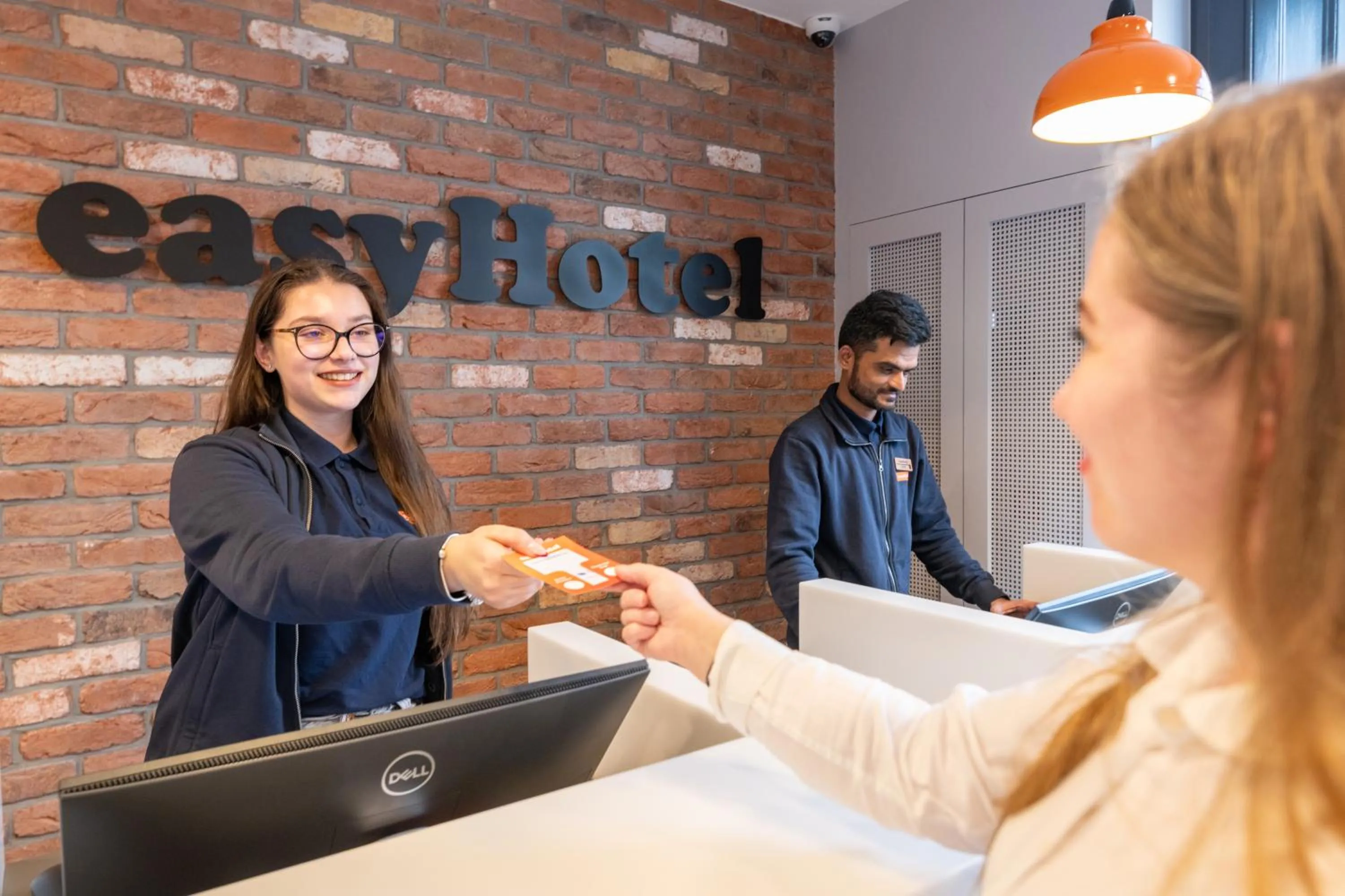 Lobby or reception in easyHotel Victoria
