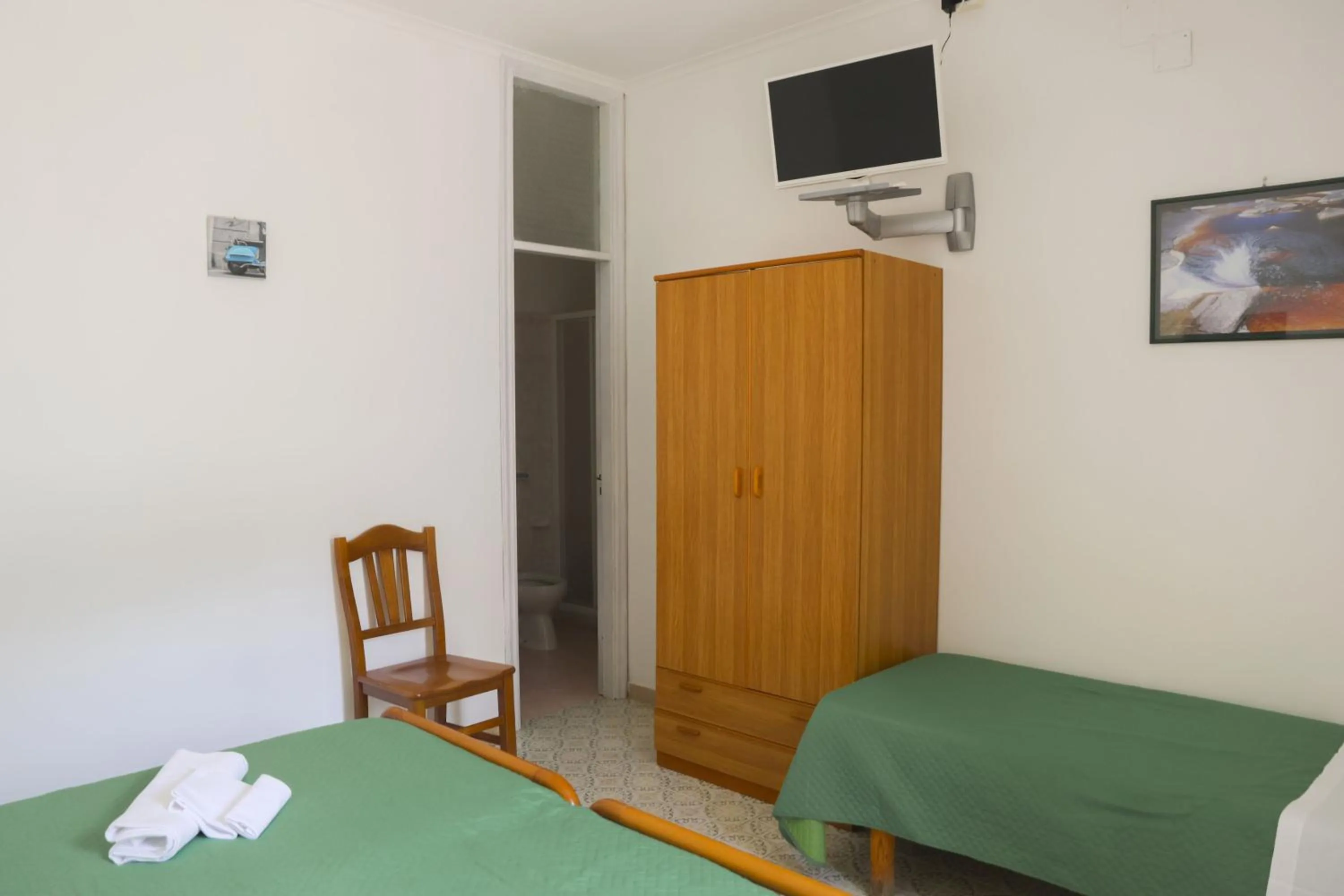 Bed in Hotel Cesotta