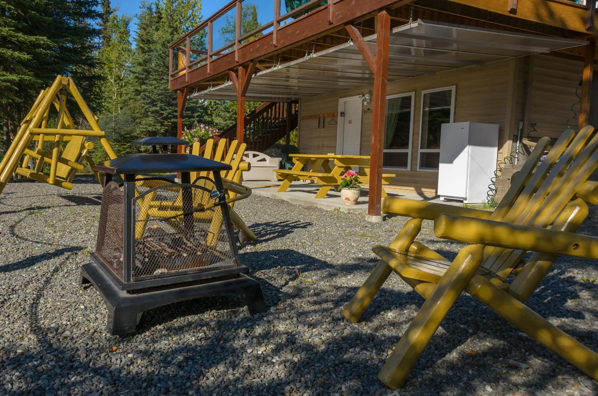 Patio in Eagle's Eye Vacation Rentals