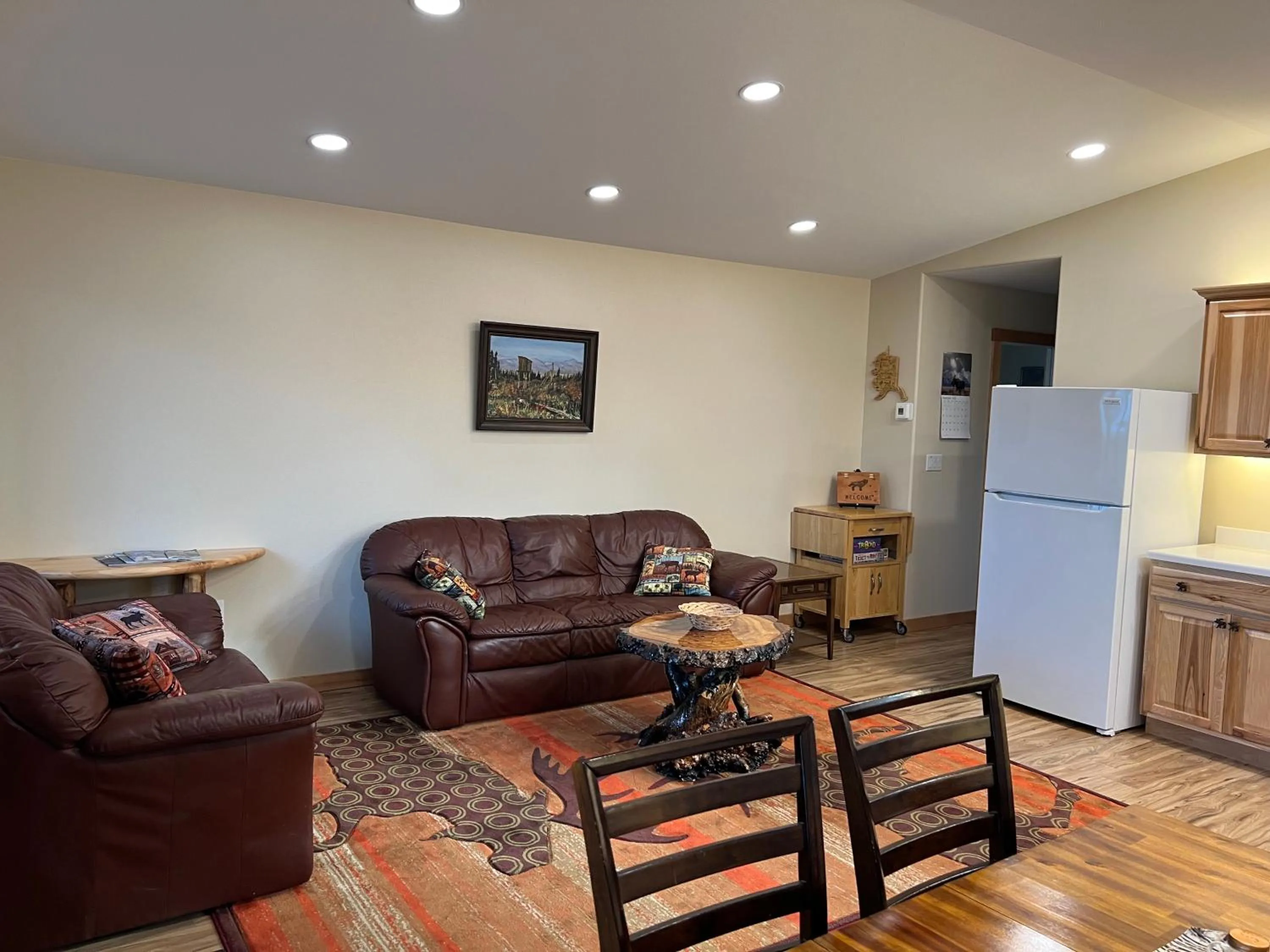 Living room in Eagle's Eye Vacation Rentals