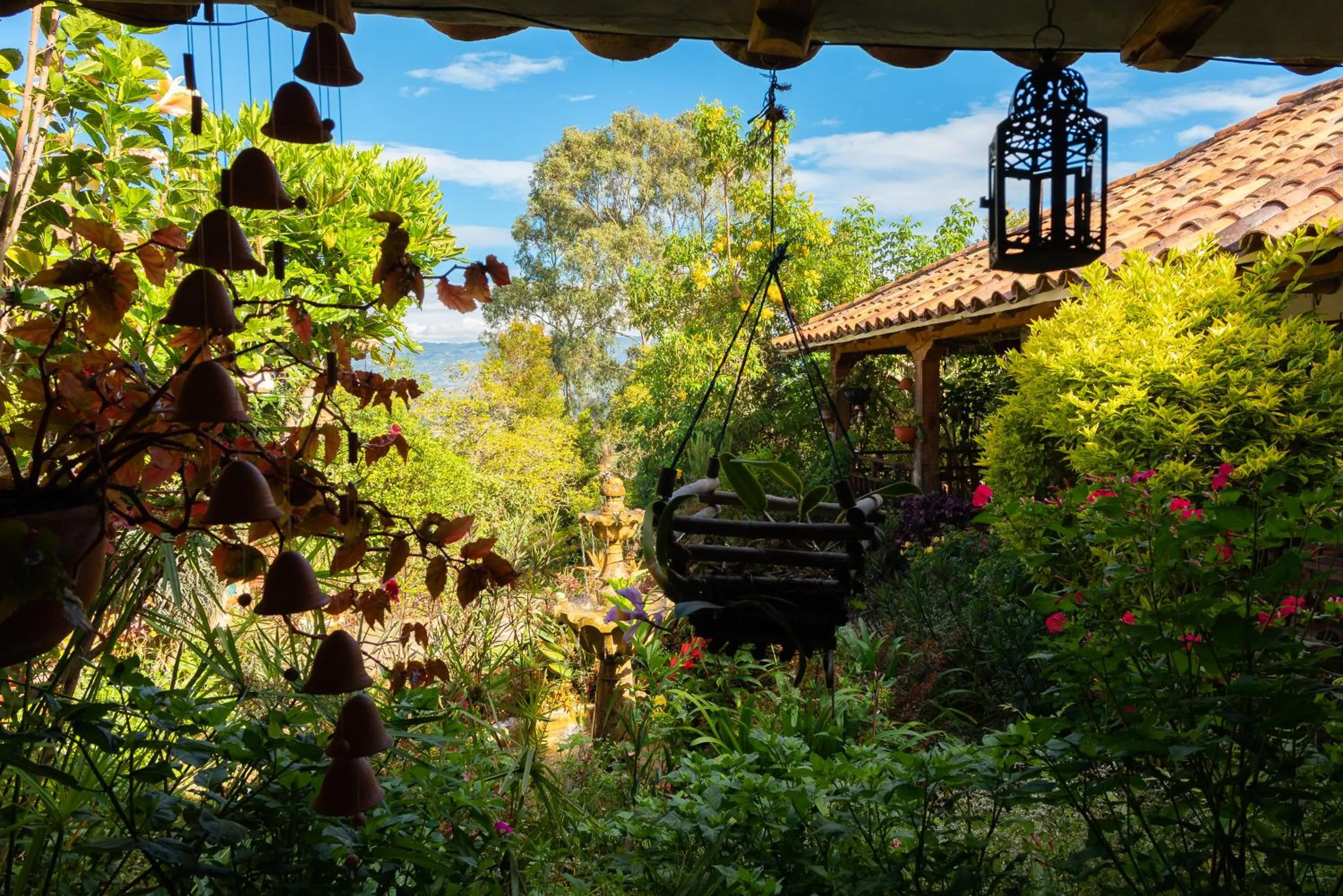 Garden view in Renacer