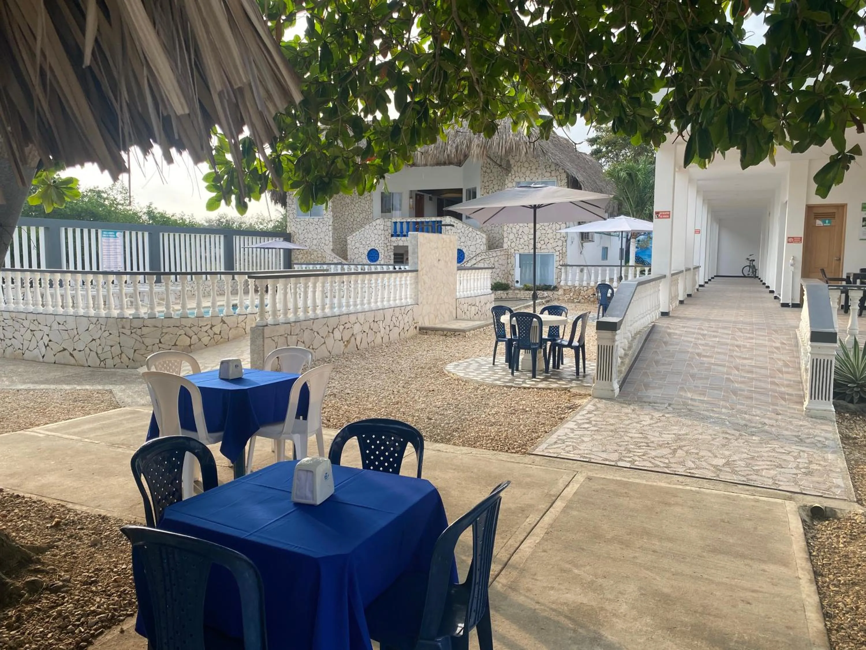 Patio in Hotel Villa del Mar Coveñas
