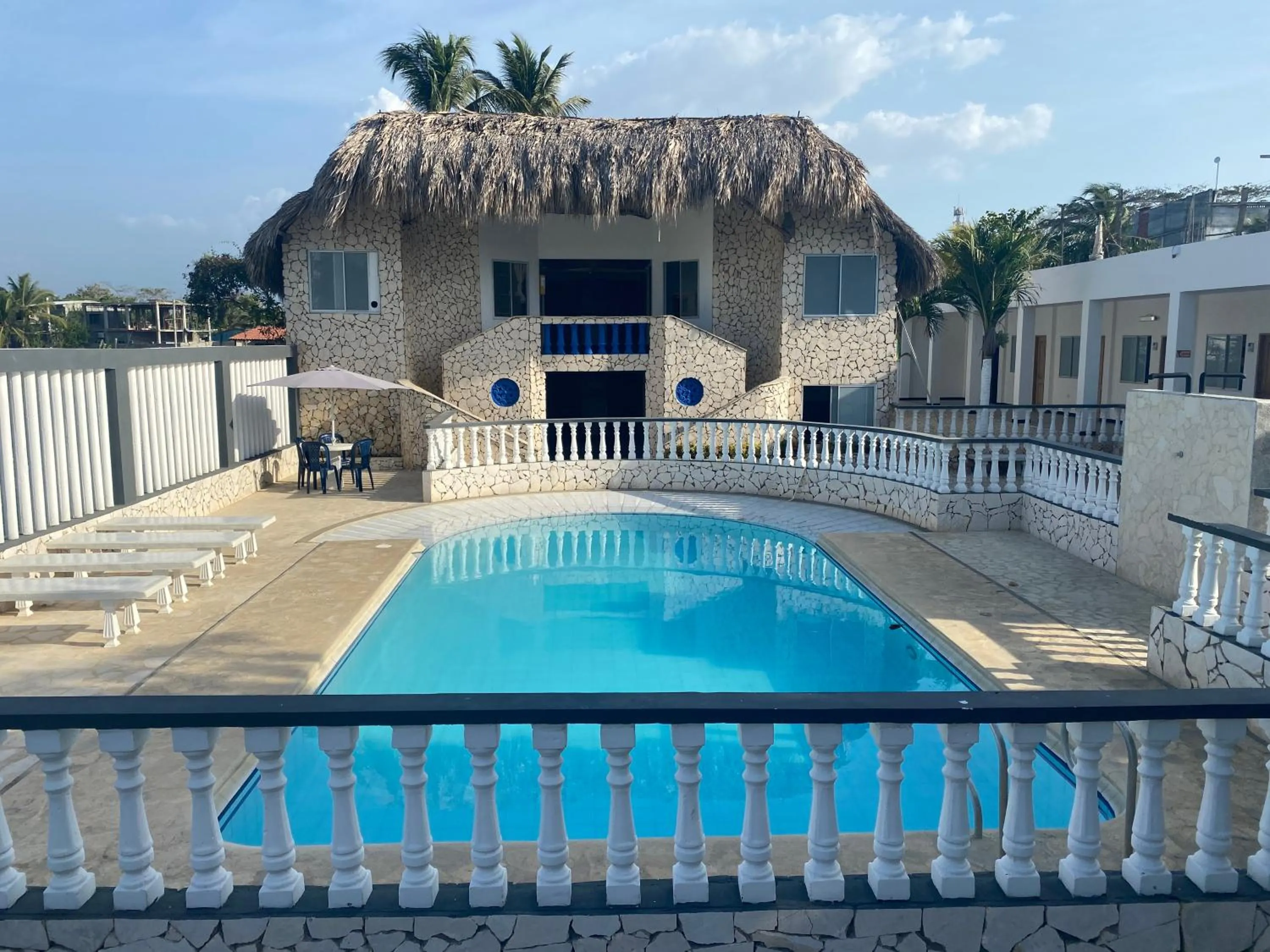 Swimming pool in Hotel Villa del Mar Coveñas
