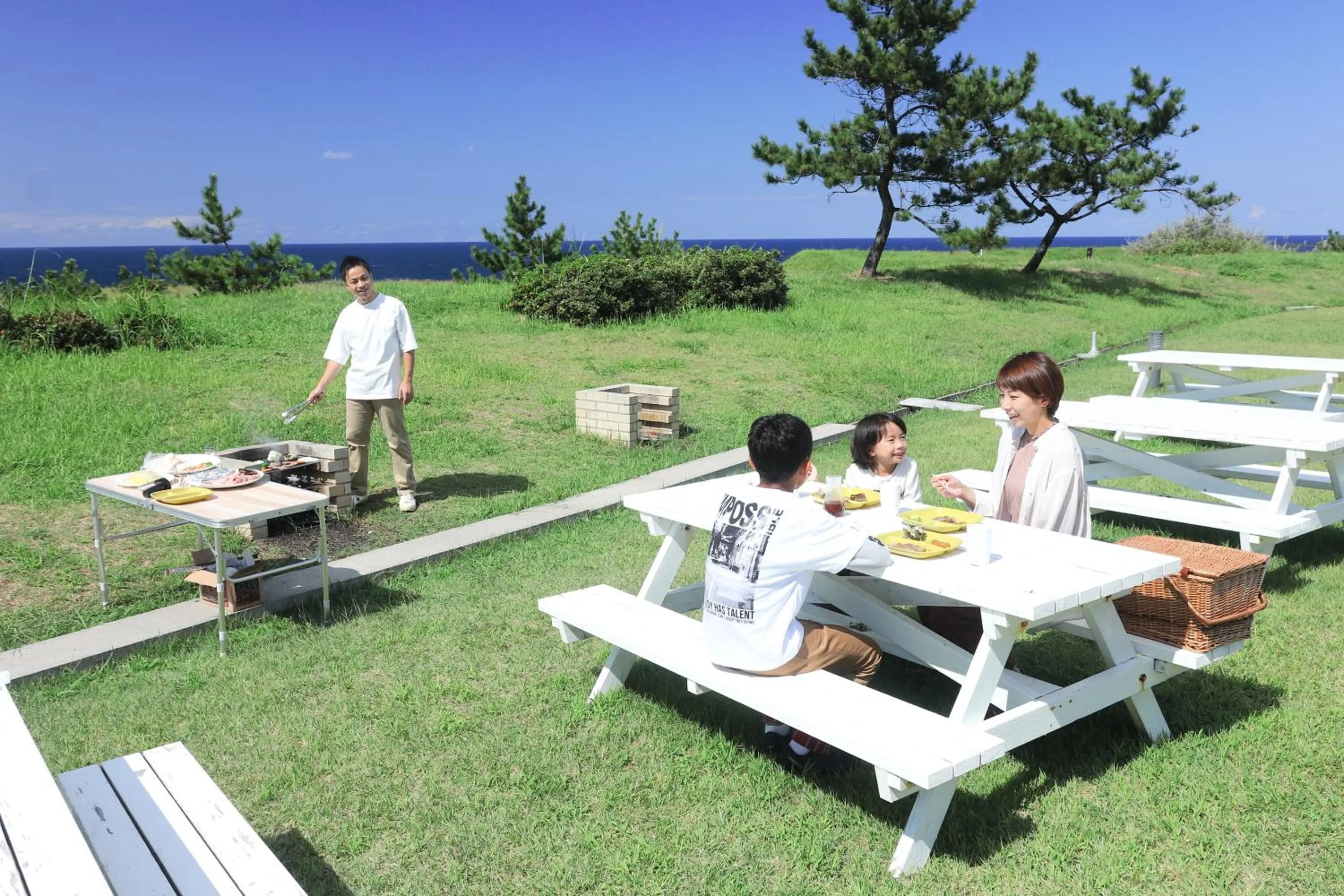 BBQ facilities in Hotel Familio Sadoaikawa
