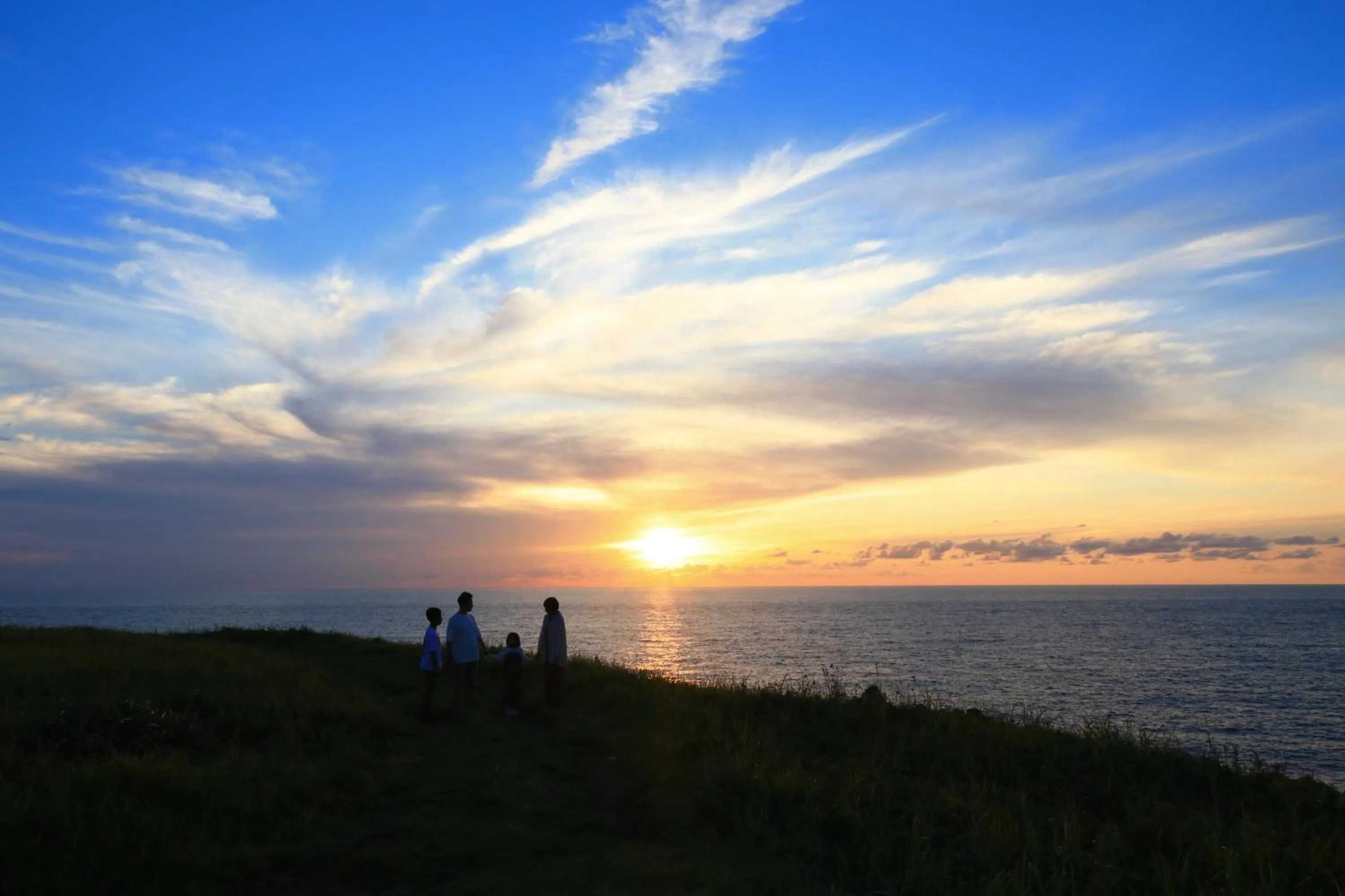 Sunset in Hotel Familio Sadoaikawa