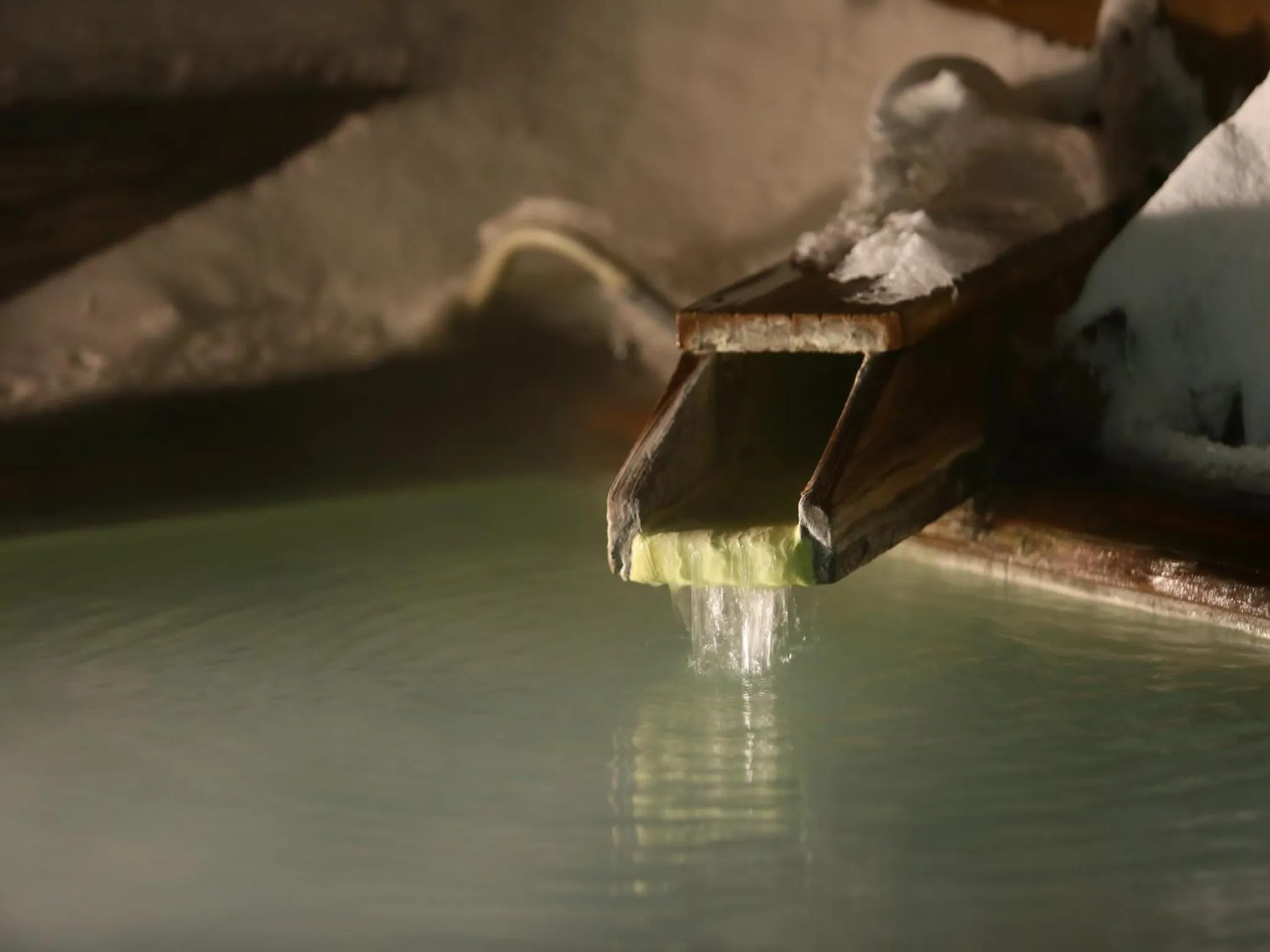 Hot Spring Bath in Manza Hotel Juraku