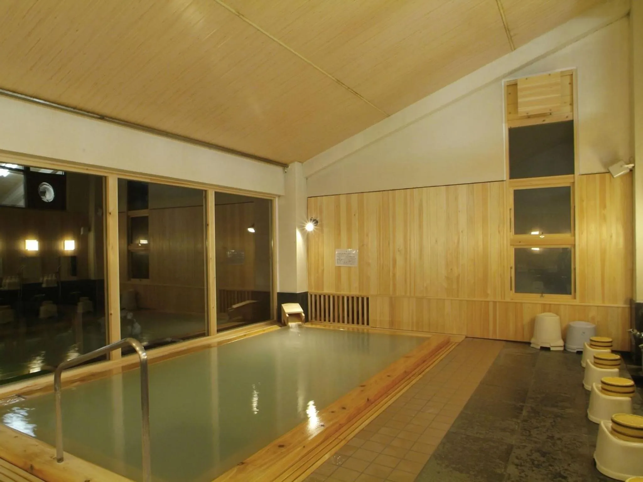 Hot Spring Bath in Manza Hotel Juraku