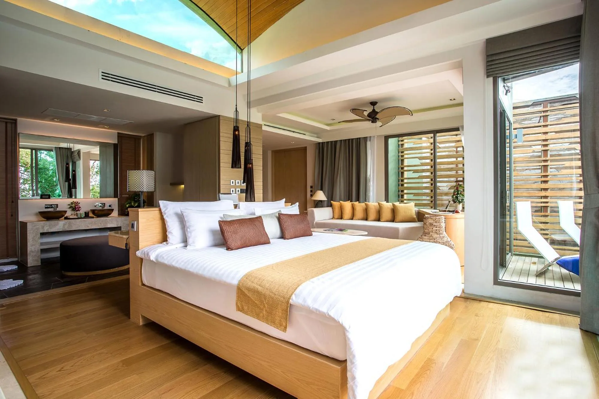 Bed in Crest Resort & Pool Villas - SHA Extra Plus