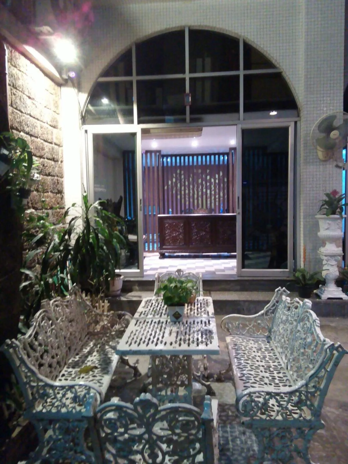 Patio in The Grand Palace Hotel