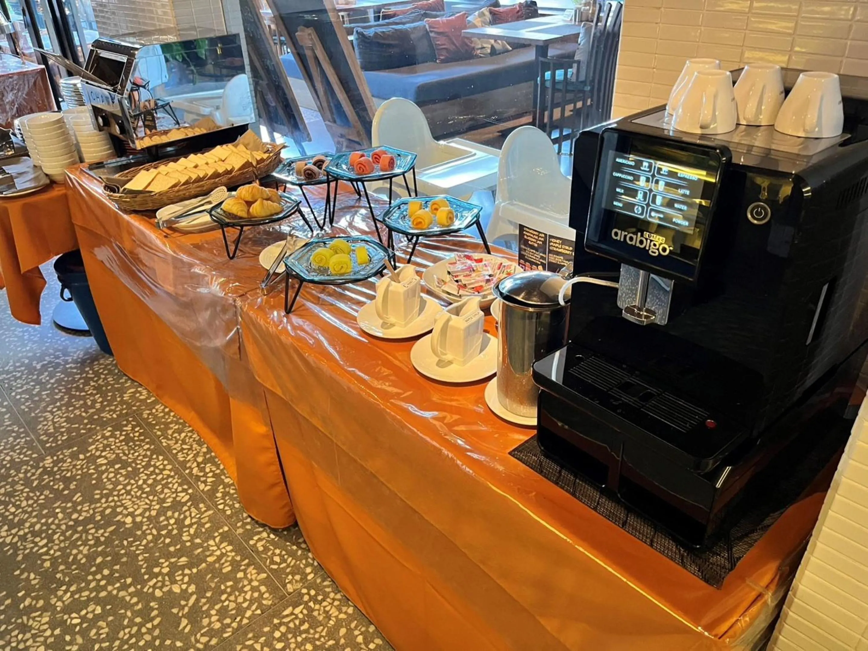 Buffet breakfast in The Silver Palm Wellness Resort