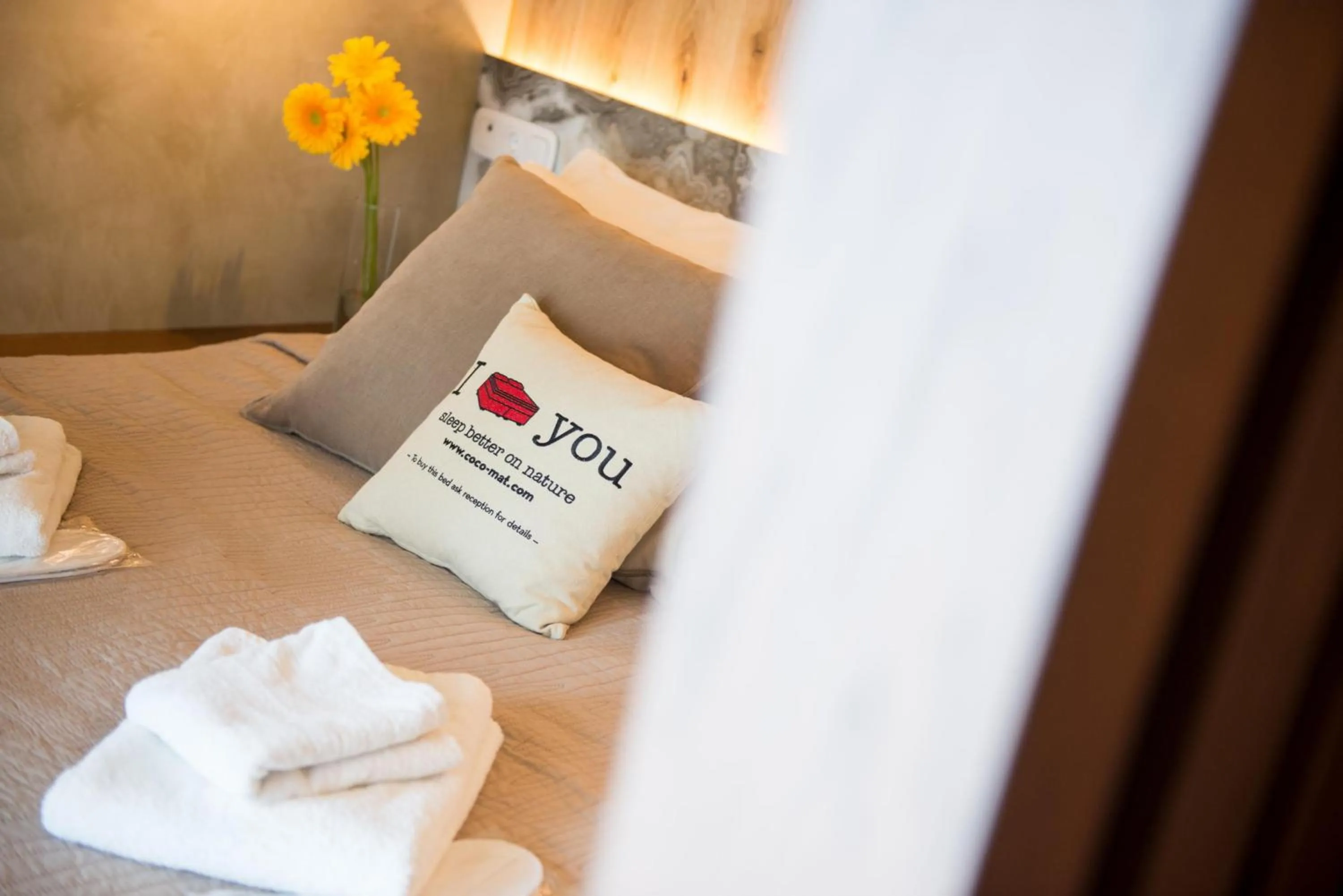 Bed in Tsikeli Boutique Hotel Meteora - Adults Friendly