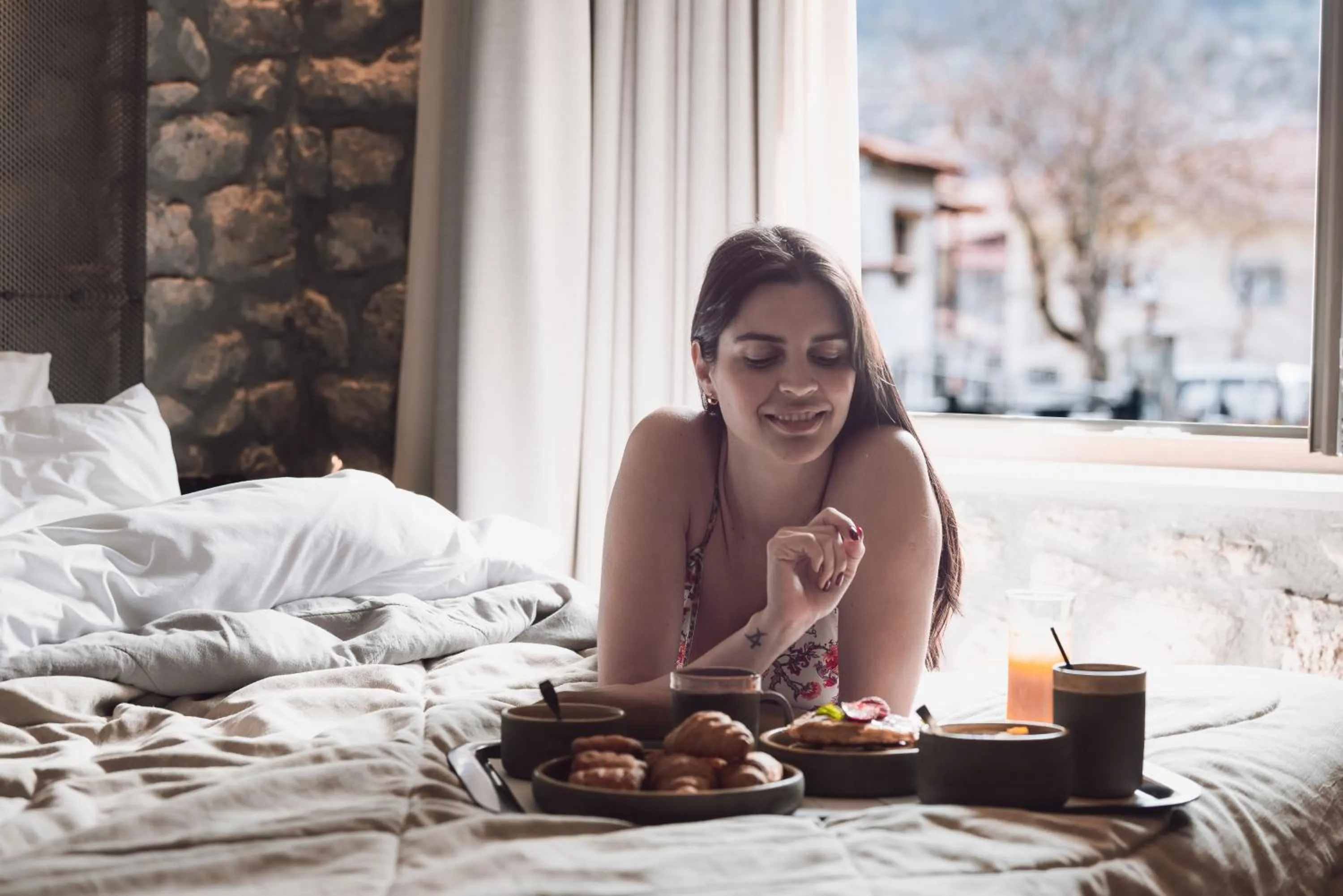 Breakfast, Bed in Tsikeli Boutique Hotel Meteora - Adults Friendly
