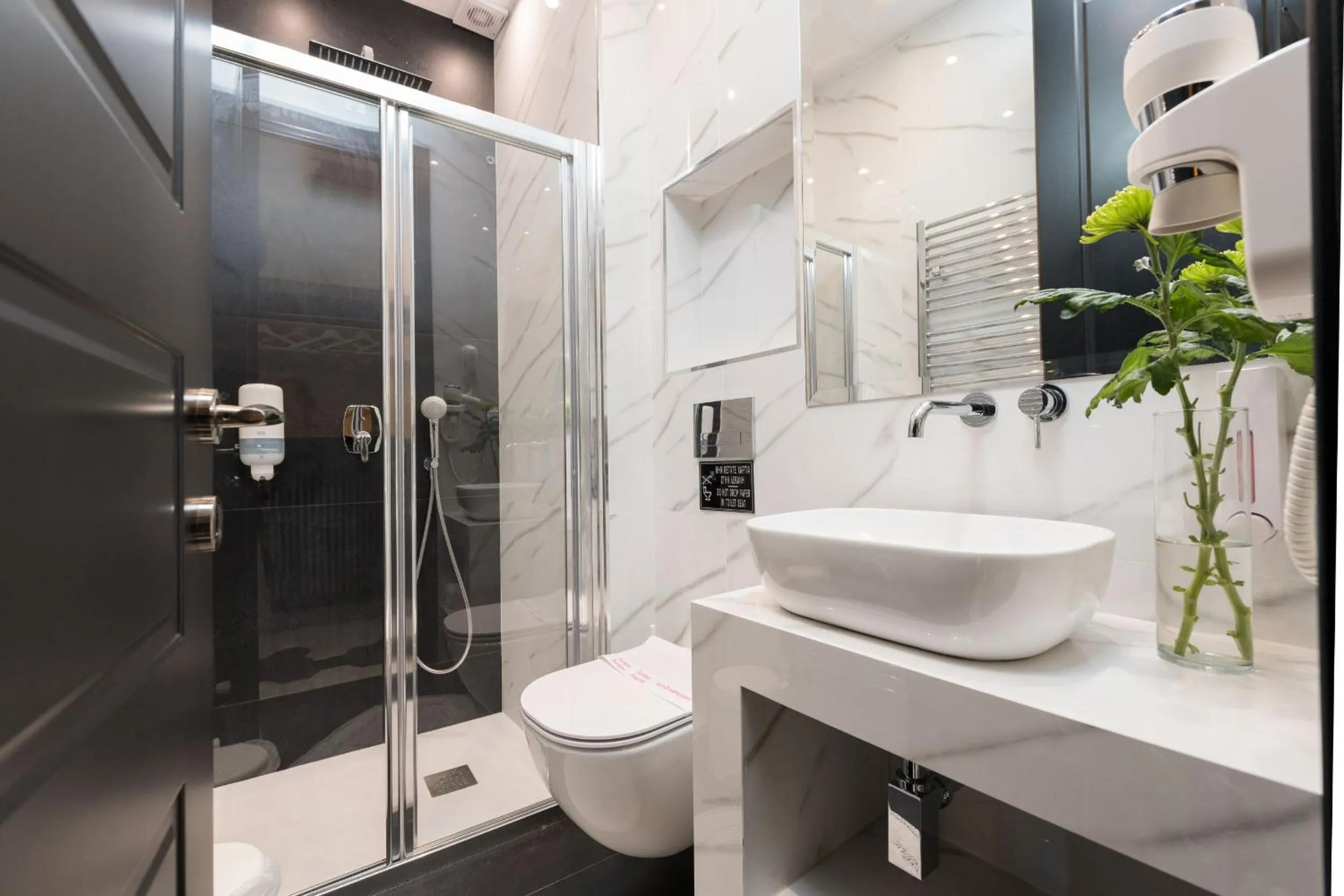 Shower in Tsikeli Boutique Hotel Meteora - Adults Friendly