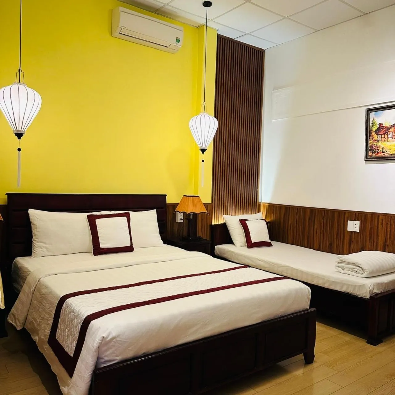 air conditioner, Bed in Tropical Garden Phu Quoc