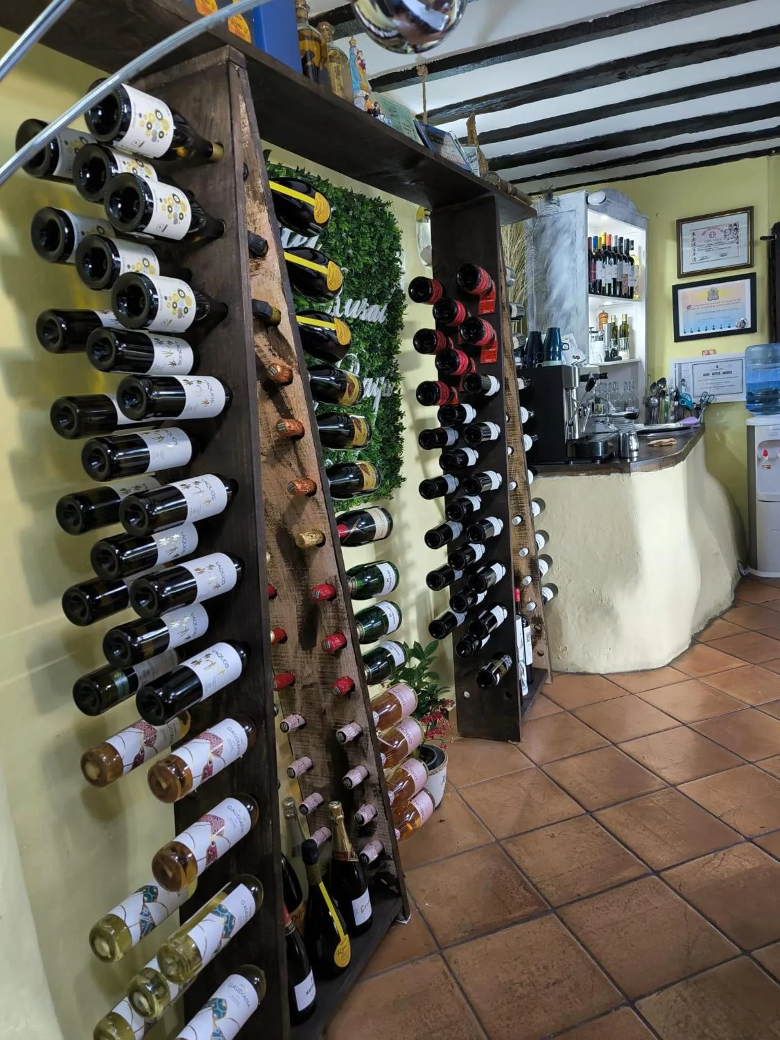 Alcoholic drinks in Hotel Rural La Raya 1866