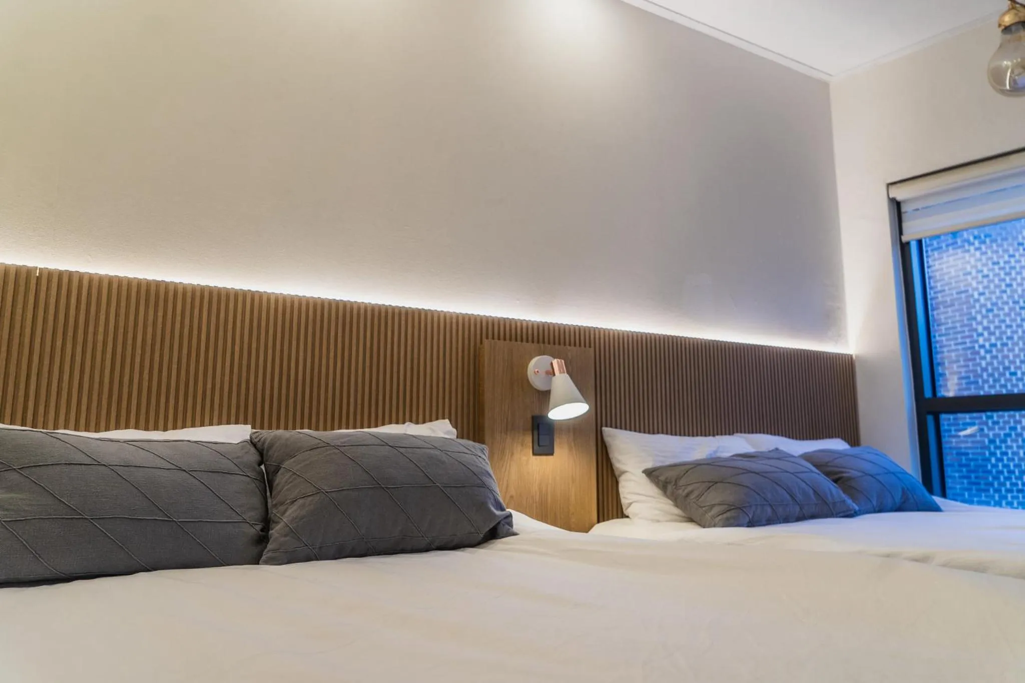 Bed in Myeongdong Artmonstay