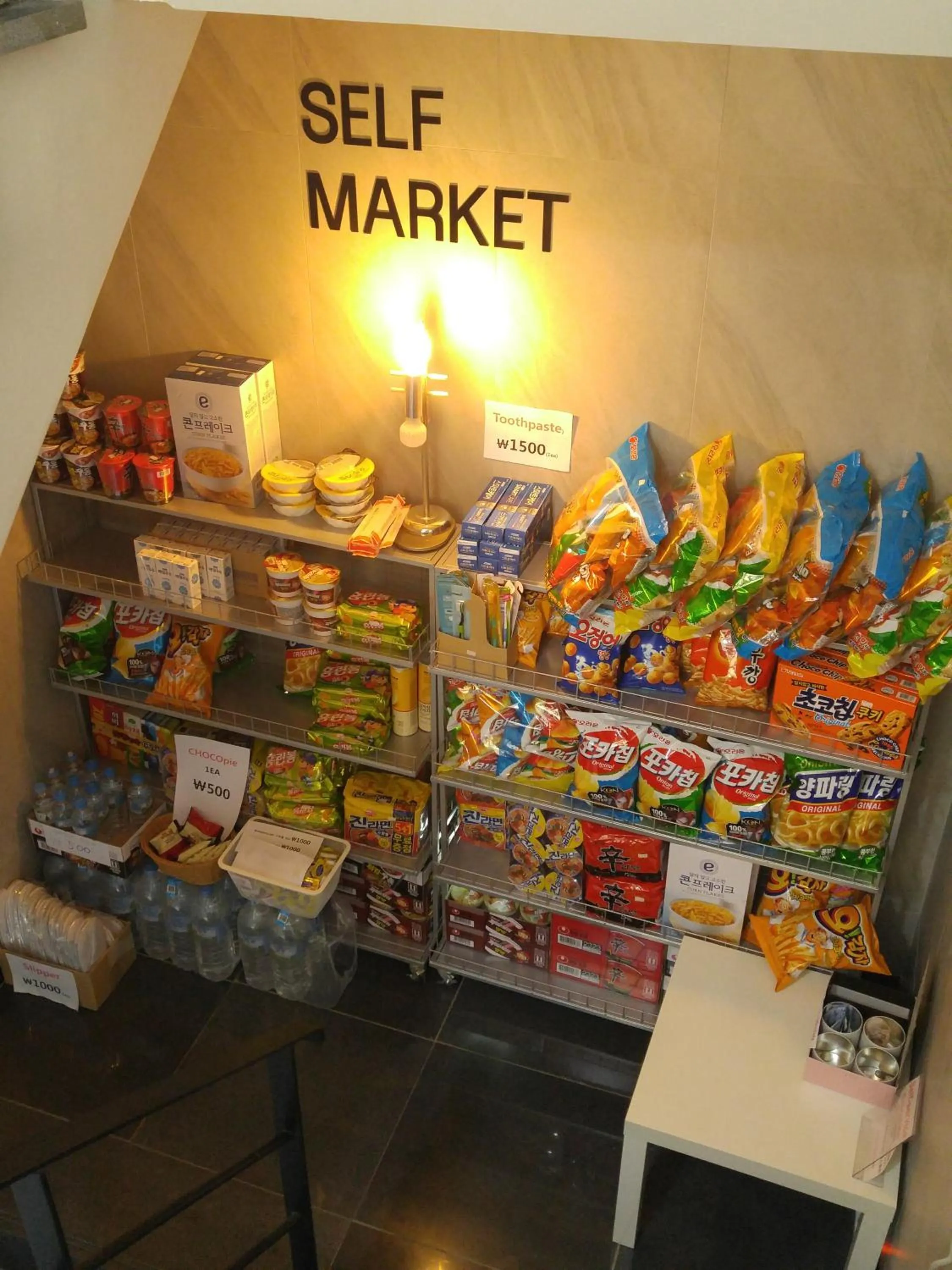 On-site shops in Myeongdong Artmonstay