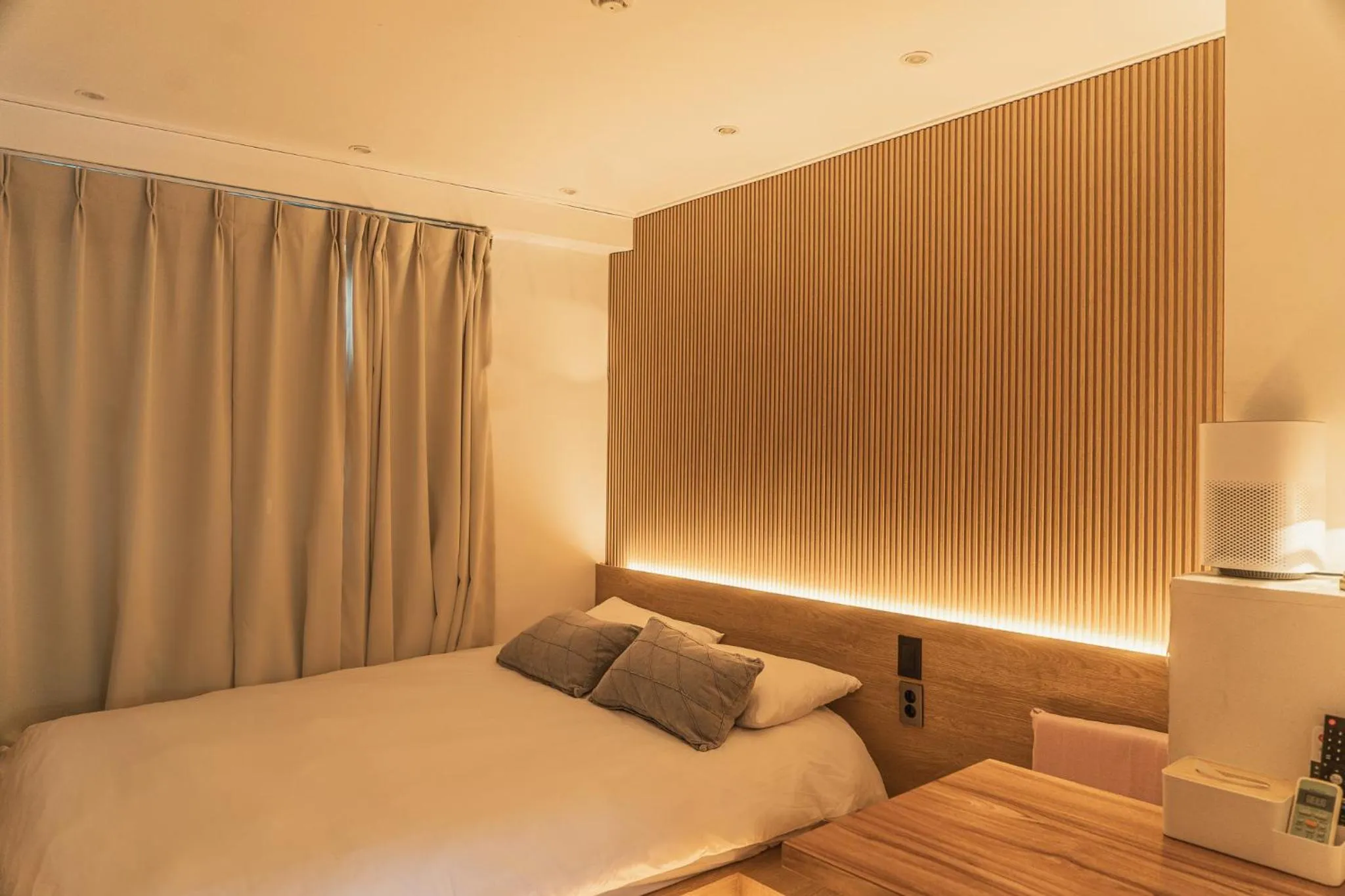 Bed in Myeongdong Artmonstay