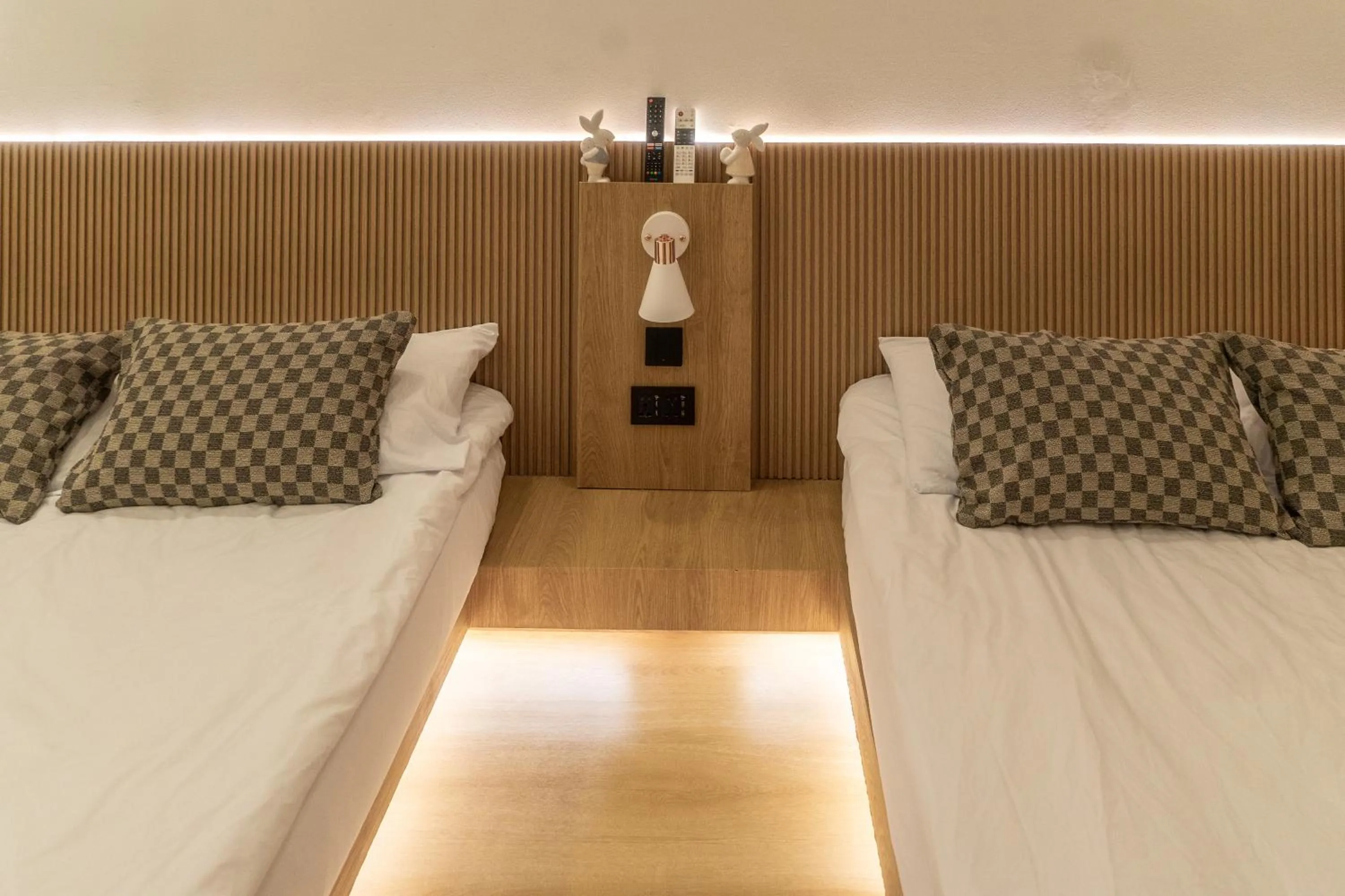 Bed in Myeongdong Artmonstay