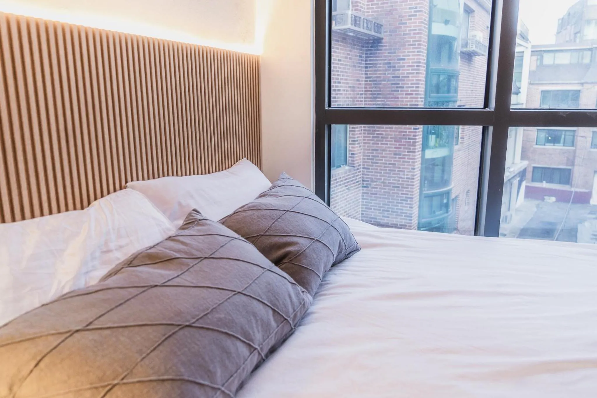 Bed in Myeongdong Artmonstay