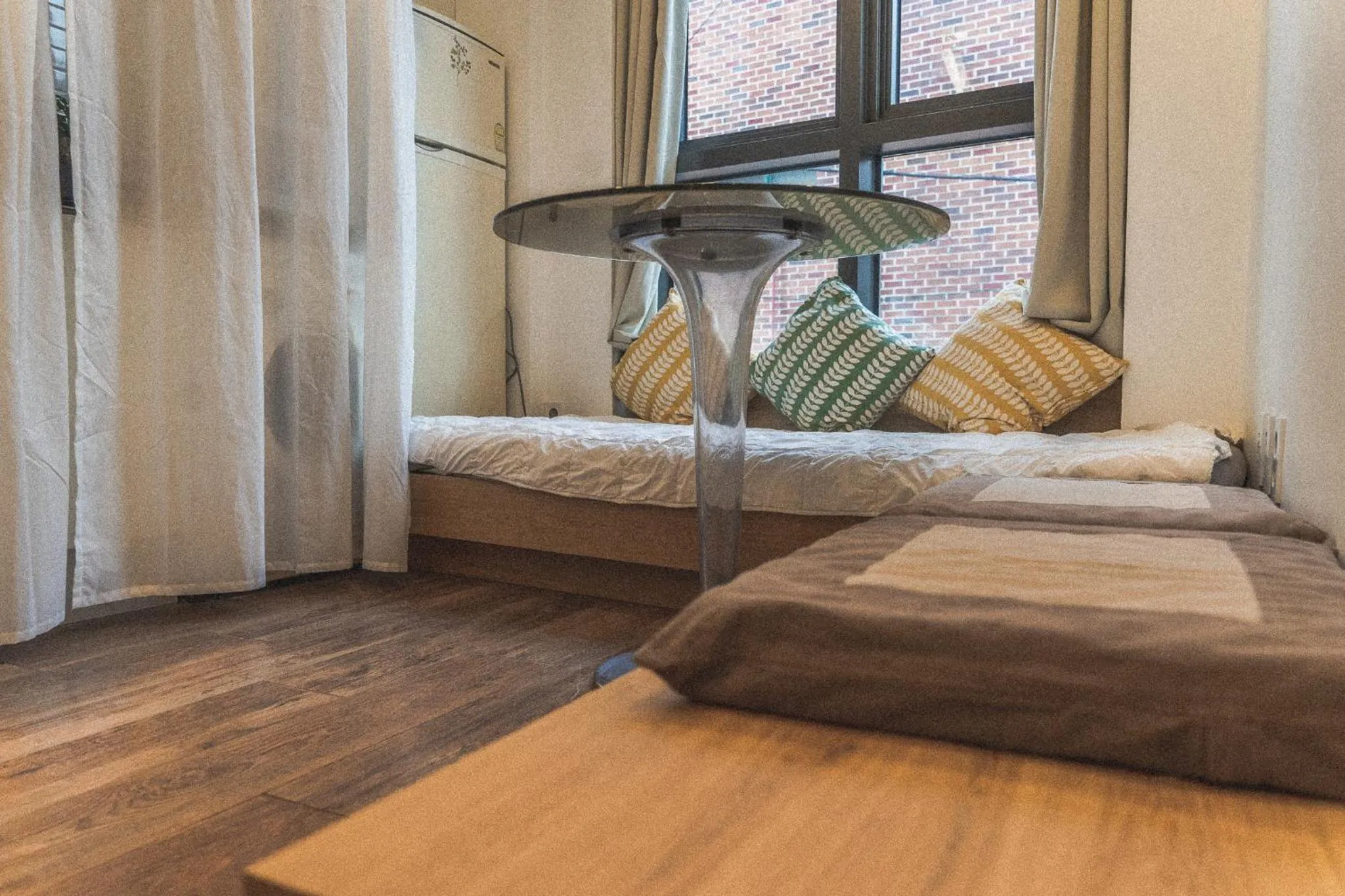 Bed in Myeongdong Artmonstay