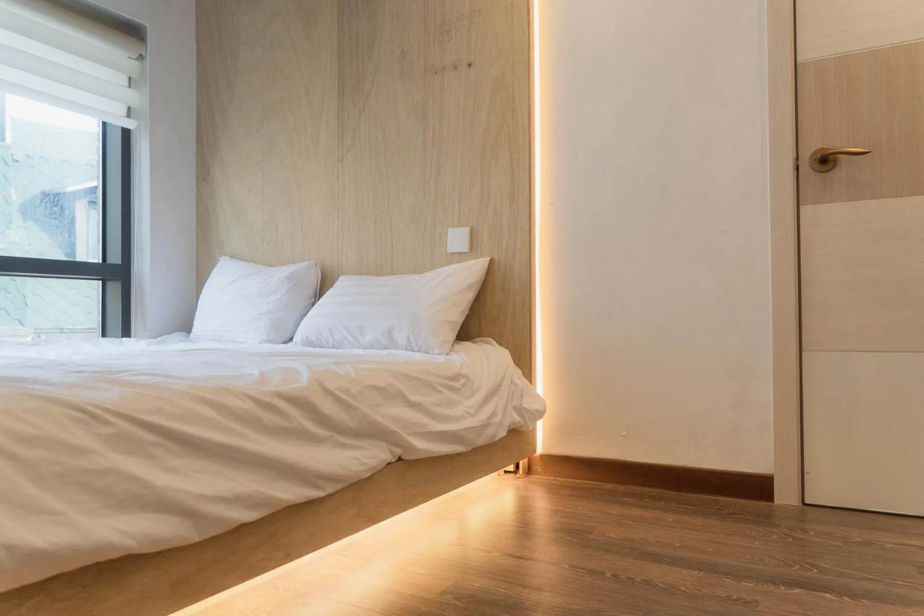 Bed in Myeongdong Artmonstay