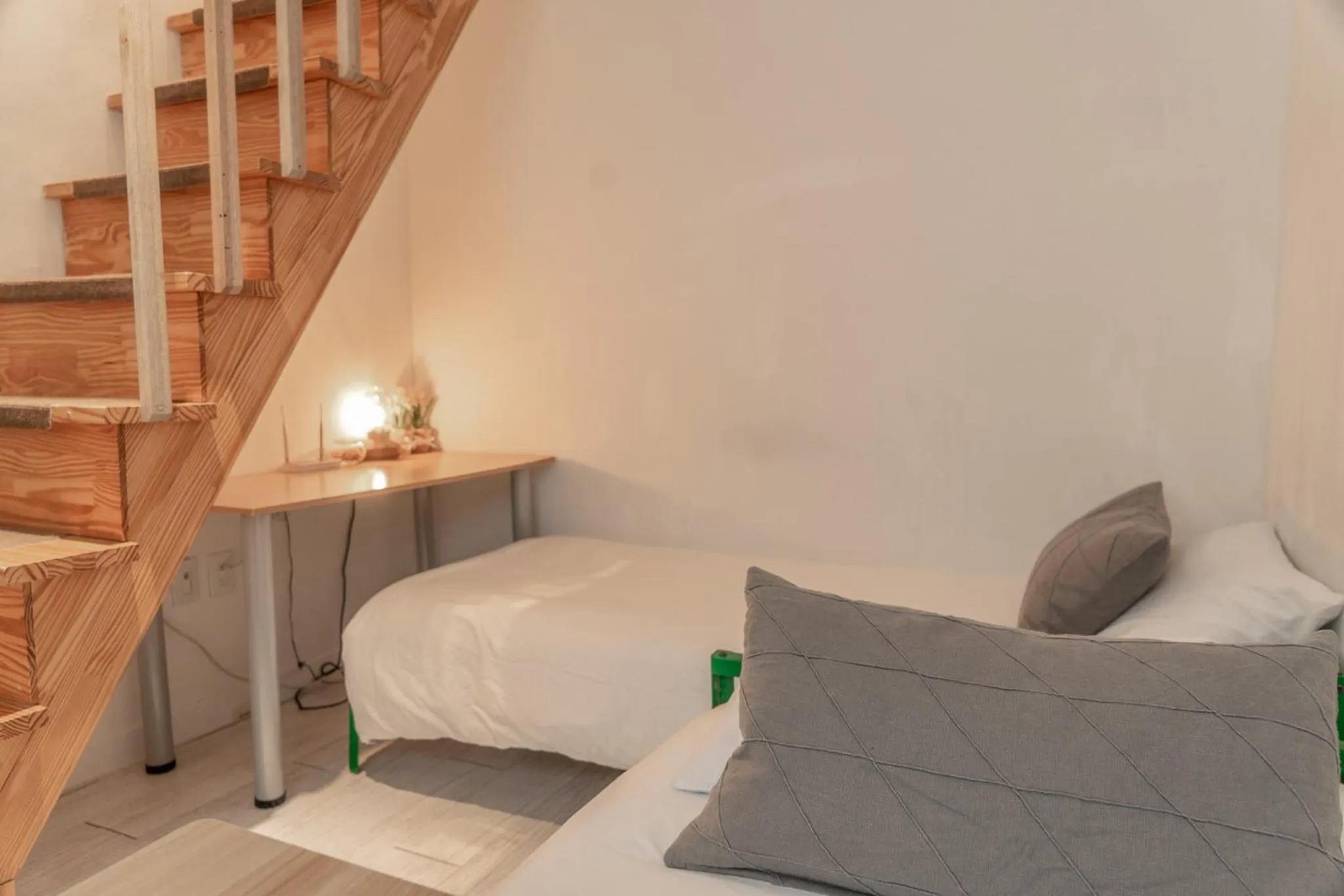 Bed in Myeongdong Artmonstay