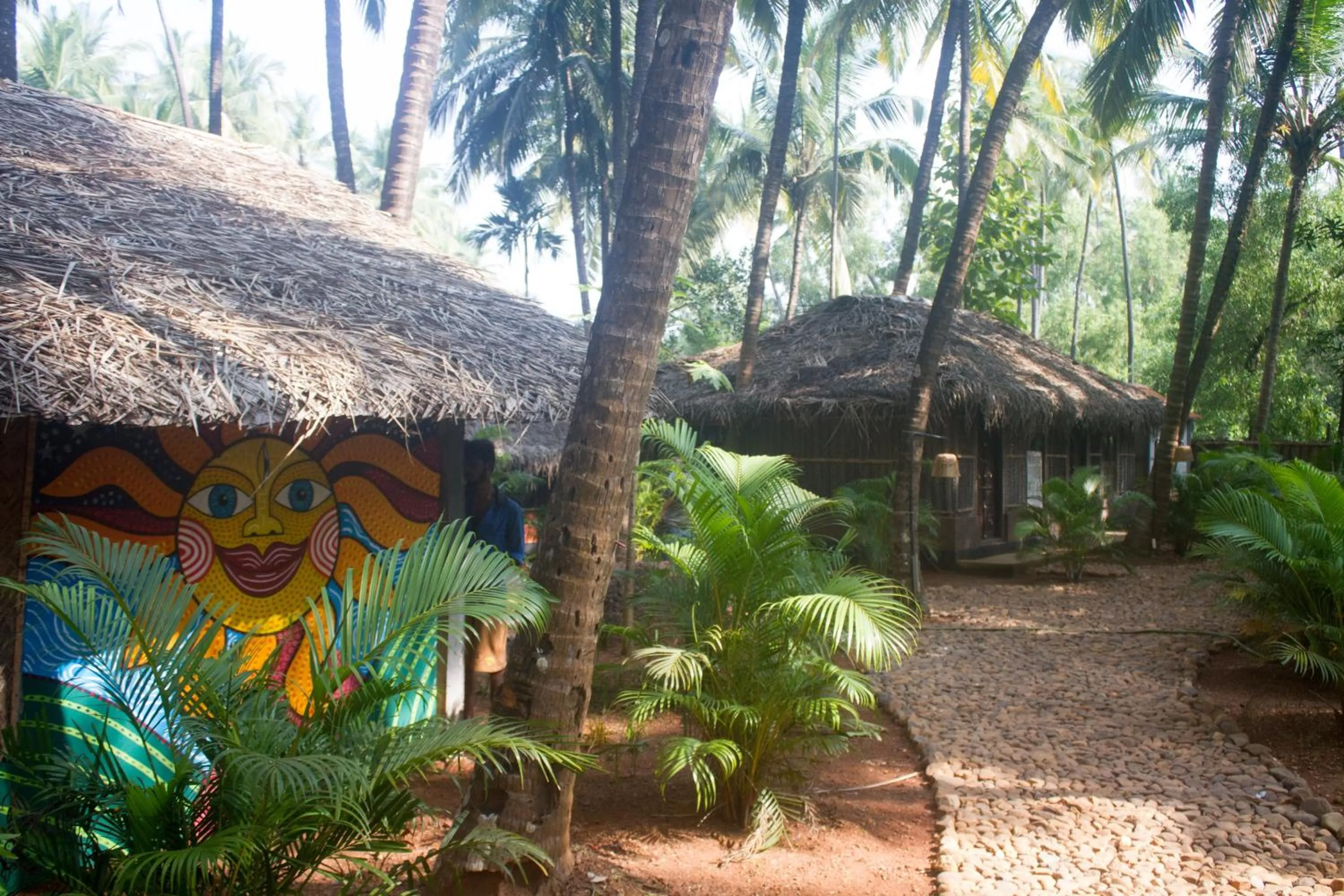 Garden view in Palm Trees Ayurvedic Heritage