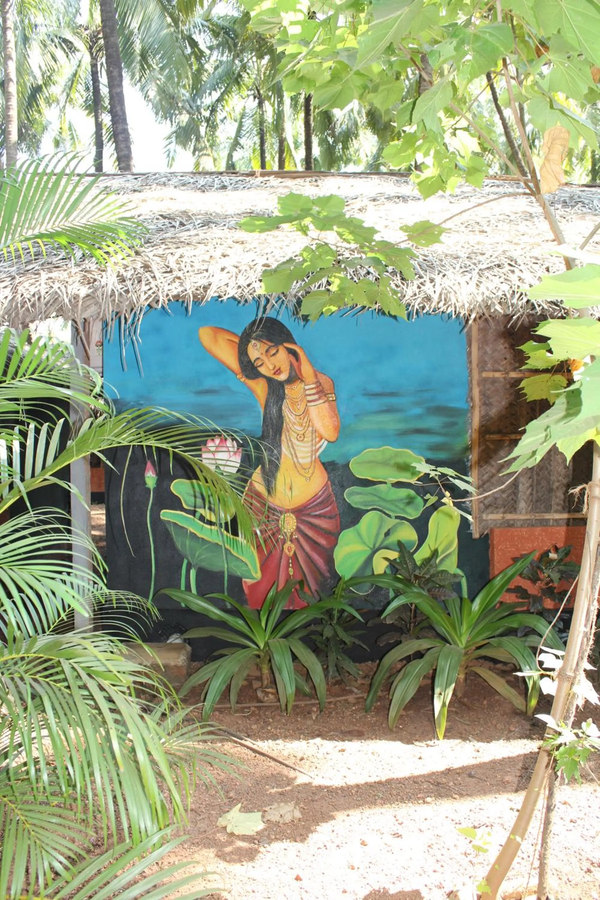 Garden view in Palm Trees Ayurvedic Heritage