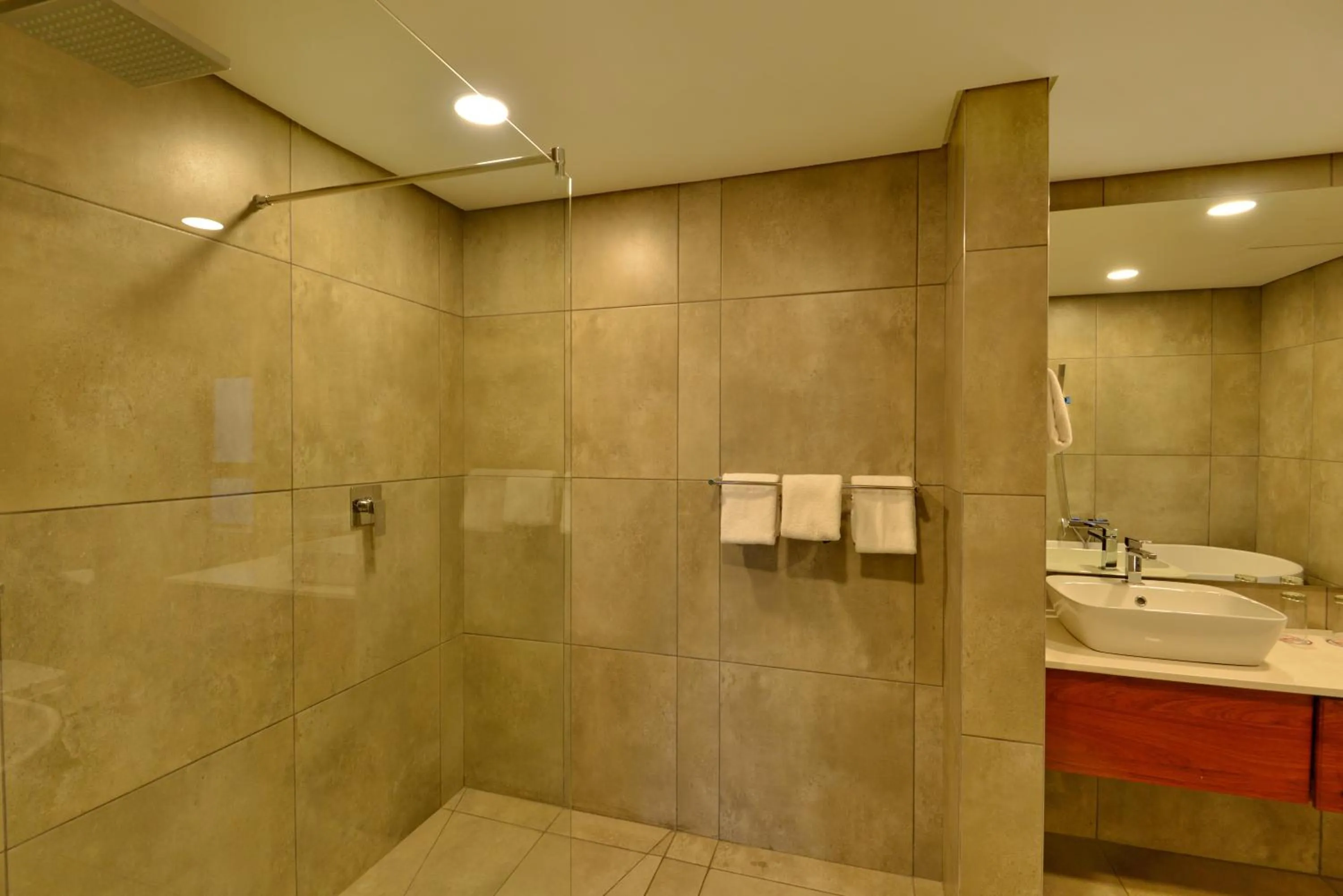 Shower in Hwange Safari Lodge