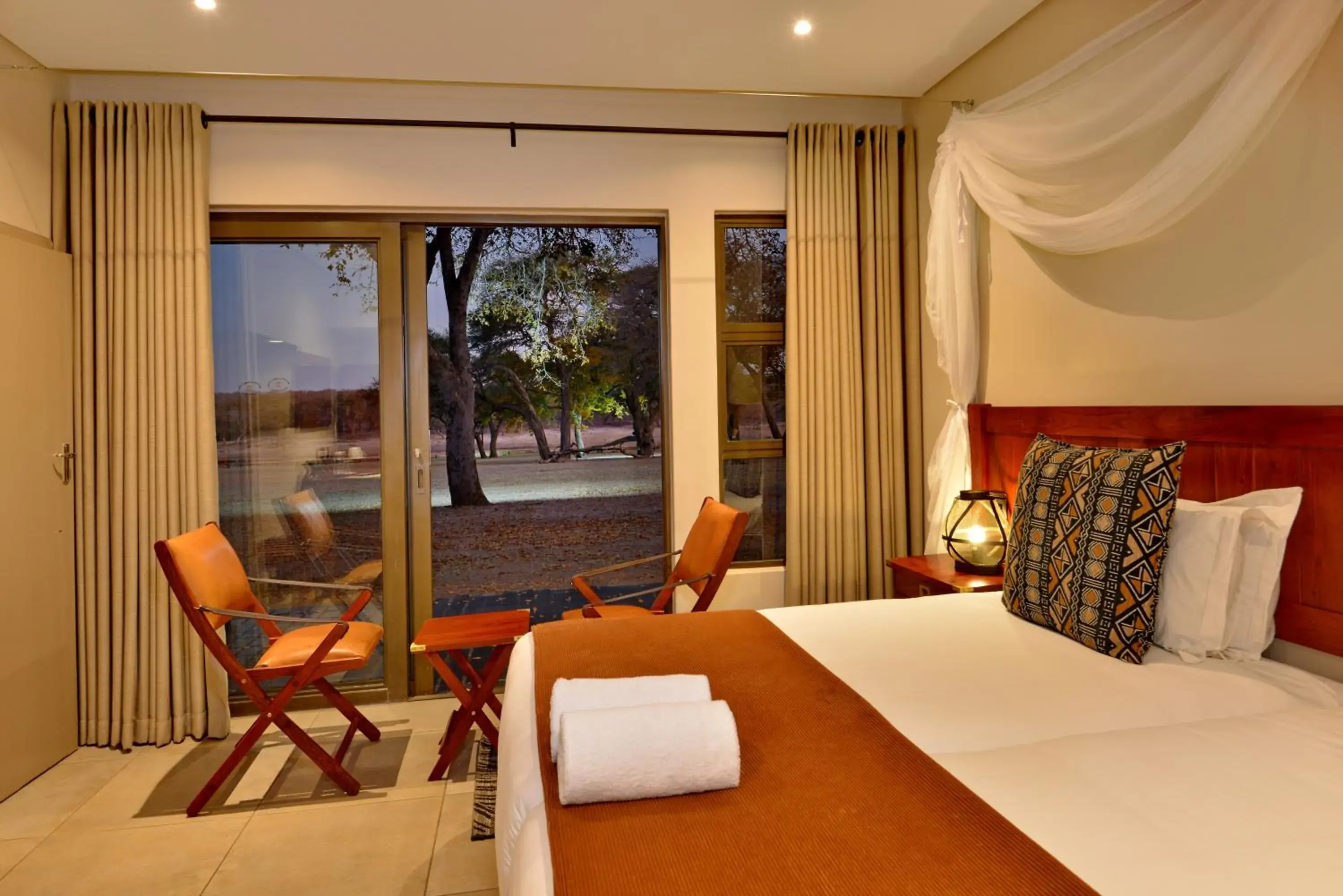 View (from property/room), Bed in Hwange Safari Lodge View (from property/room), Bed in Hwange Safari Lodge