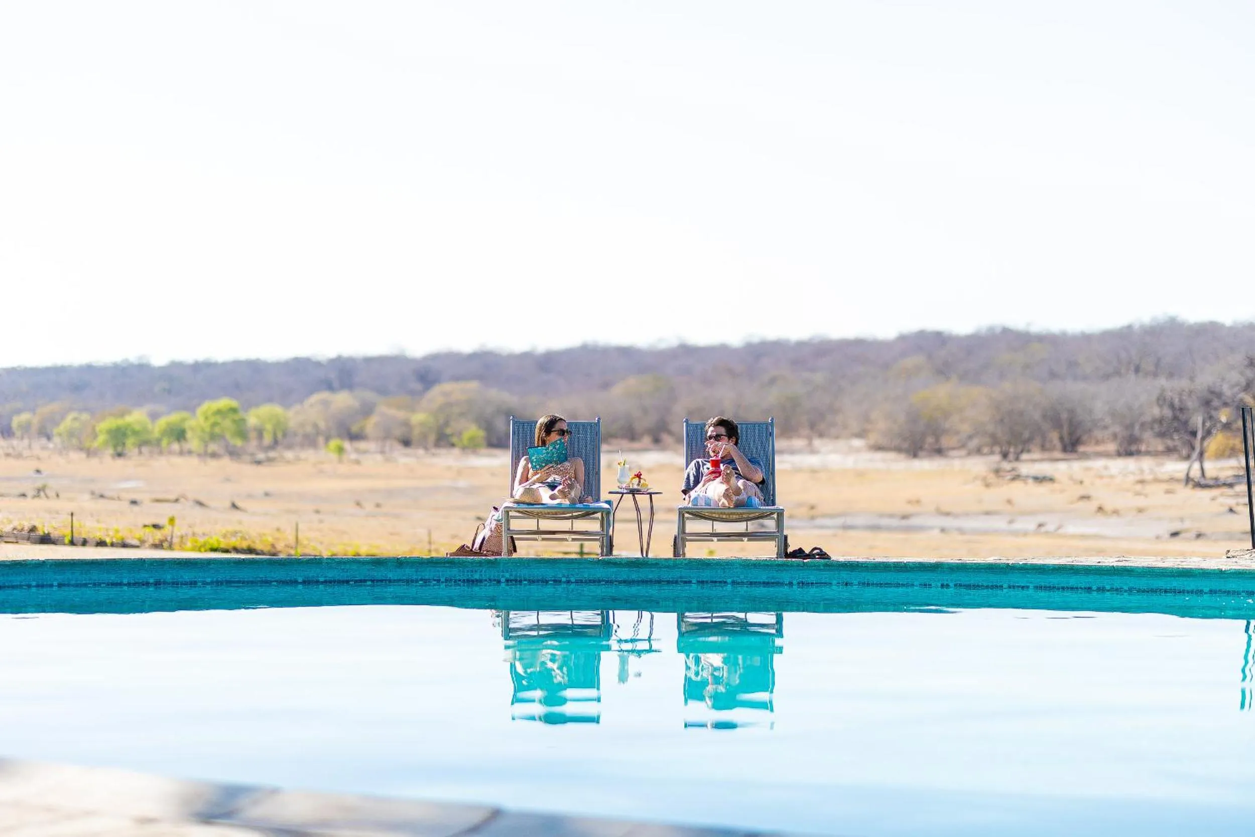 Swimming pool in Hwange Safari Lodge
