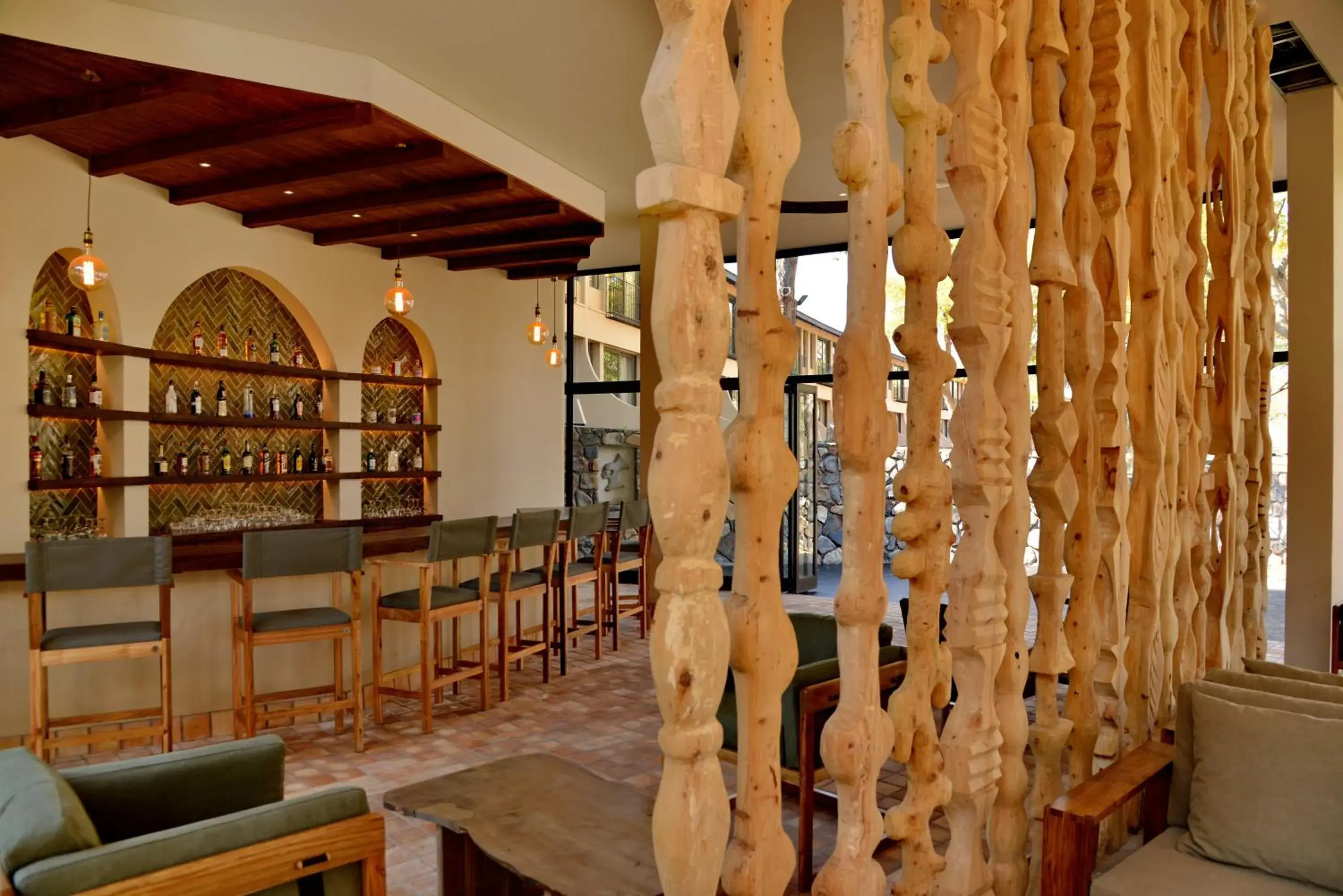 Lounge or bar in Hwange Safari Lodge Lounge or bar in Hwange Safari Lodge