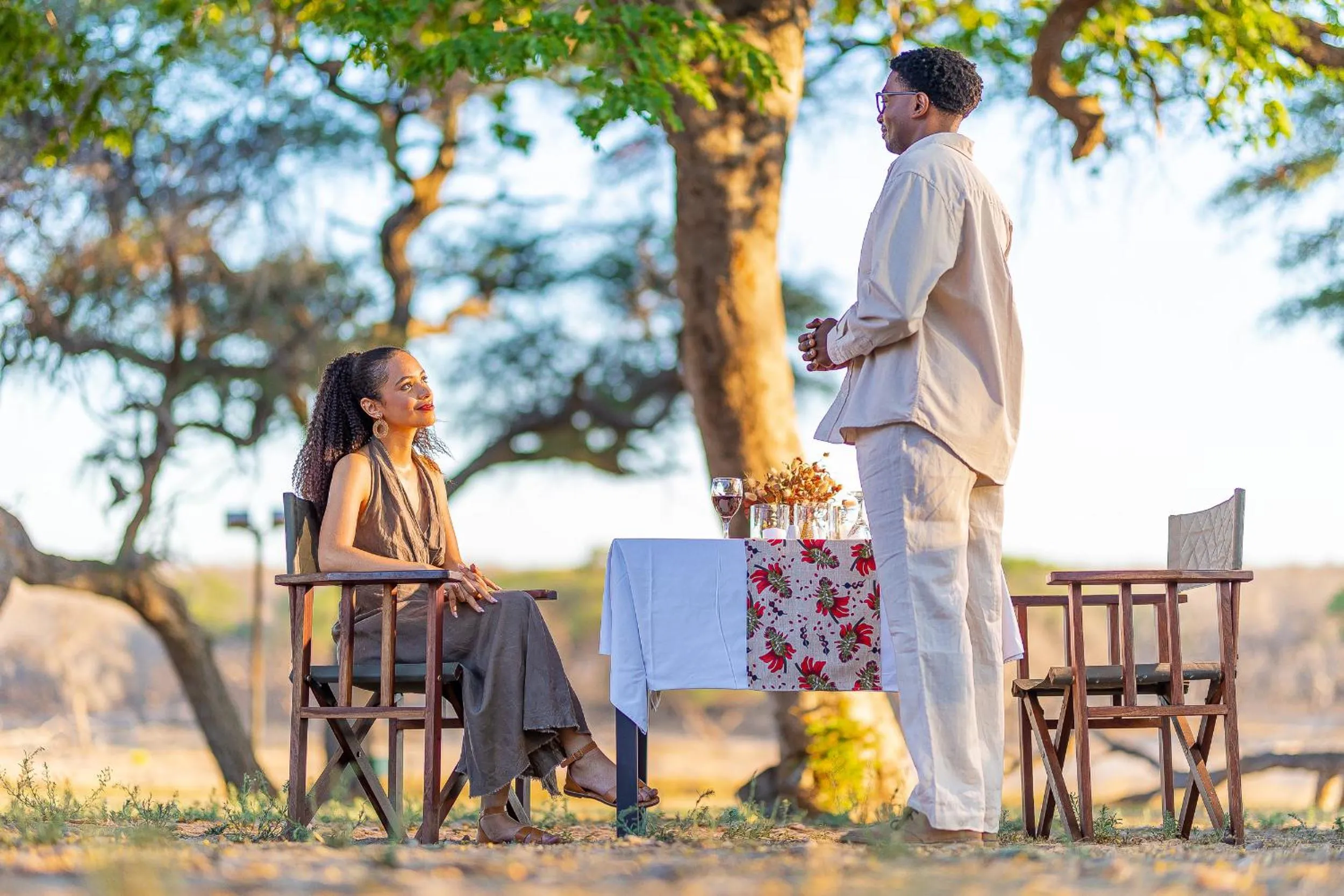 Guests in Hwange Safari Lodge