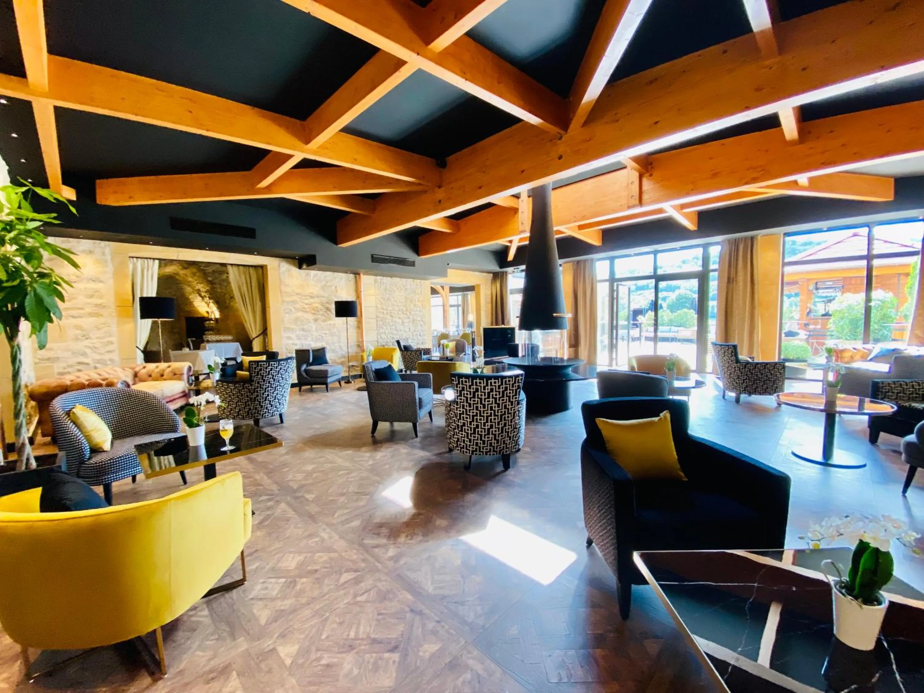 Lounge or bar in Domaine de la Klauss & Spa, Restaurant Gastronomique Le K