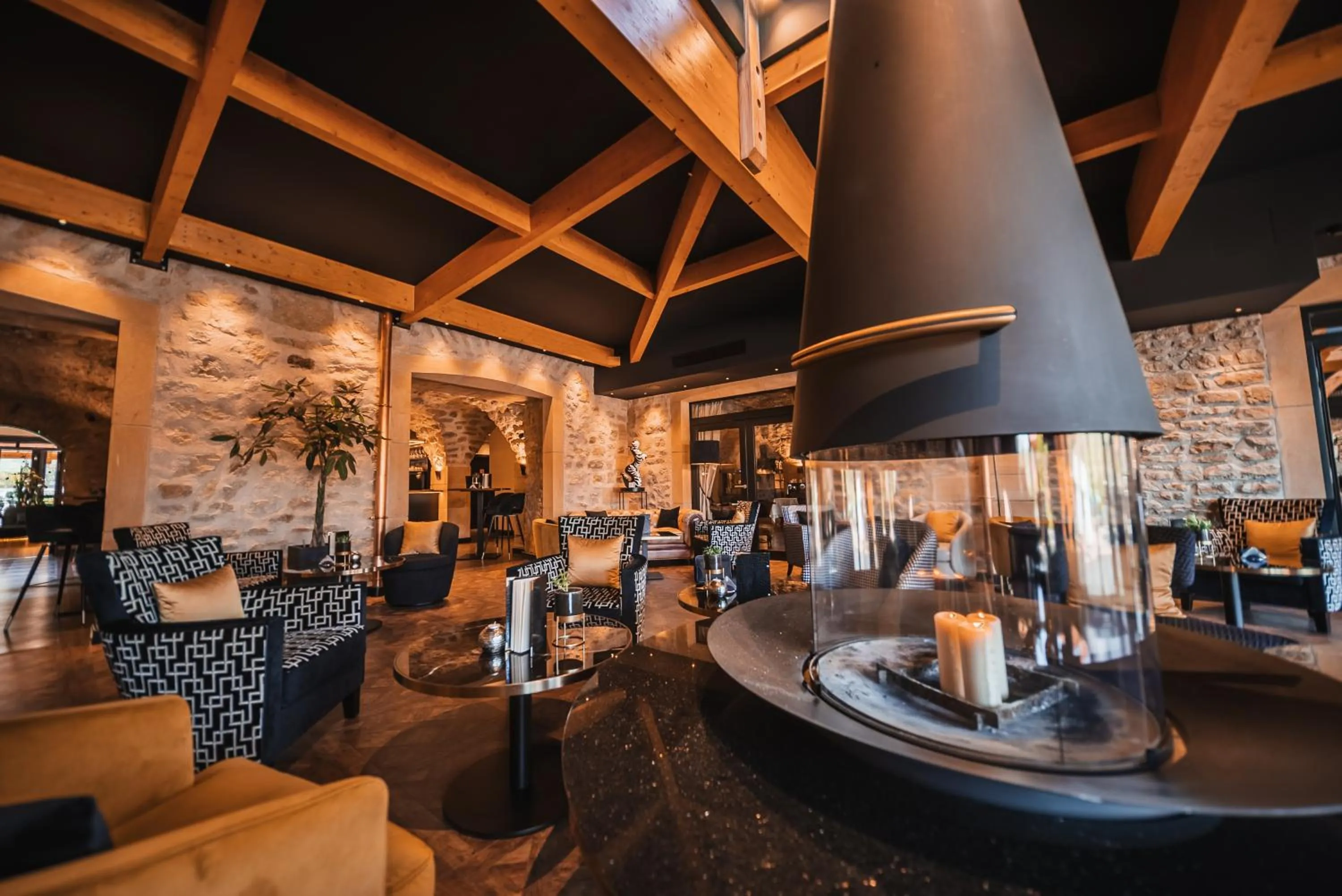 Living room in Domaine de la Klauss & Spa, Restaurant Gastronomique Le K