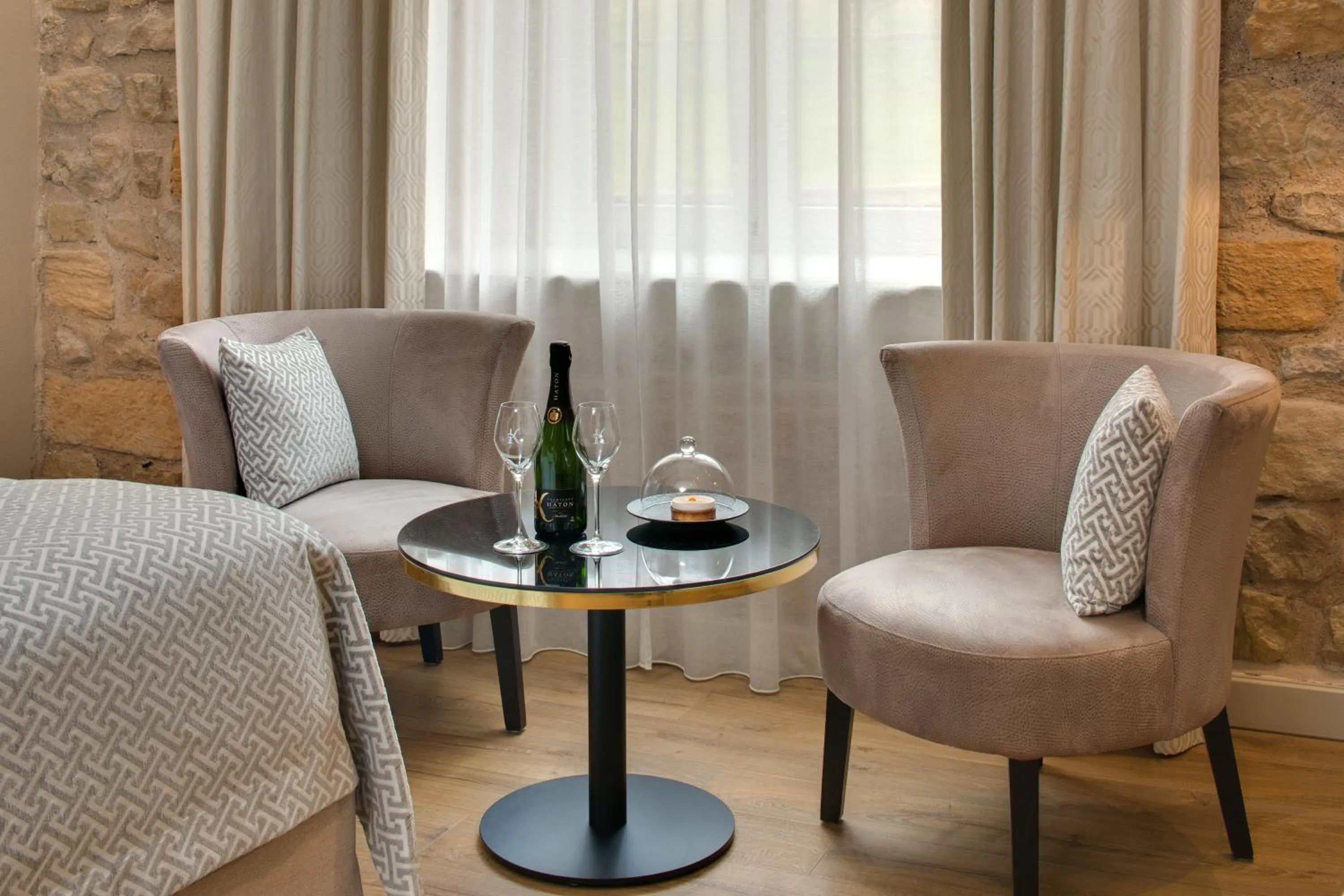 Living room in Domaine de la Klauss & Spa, Restaurant Gastronomique Le K