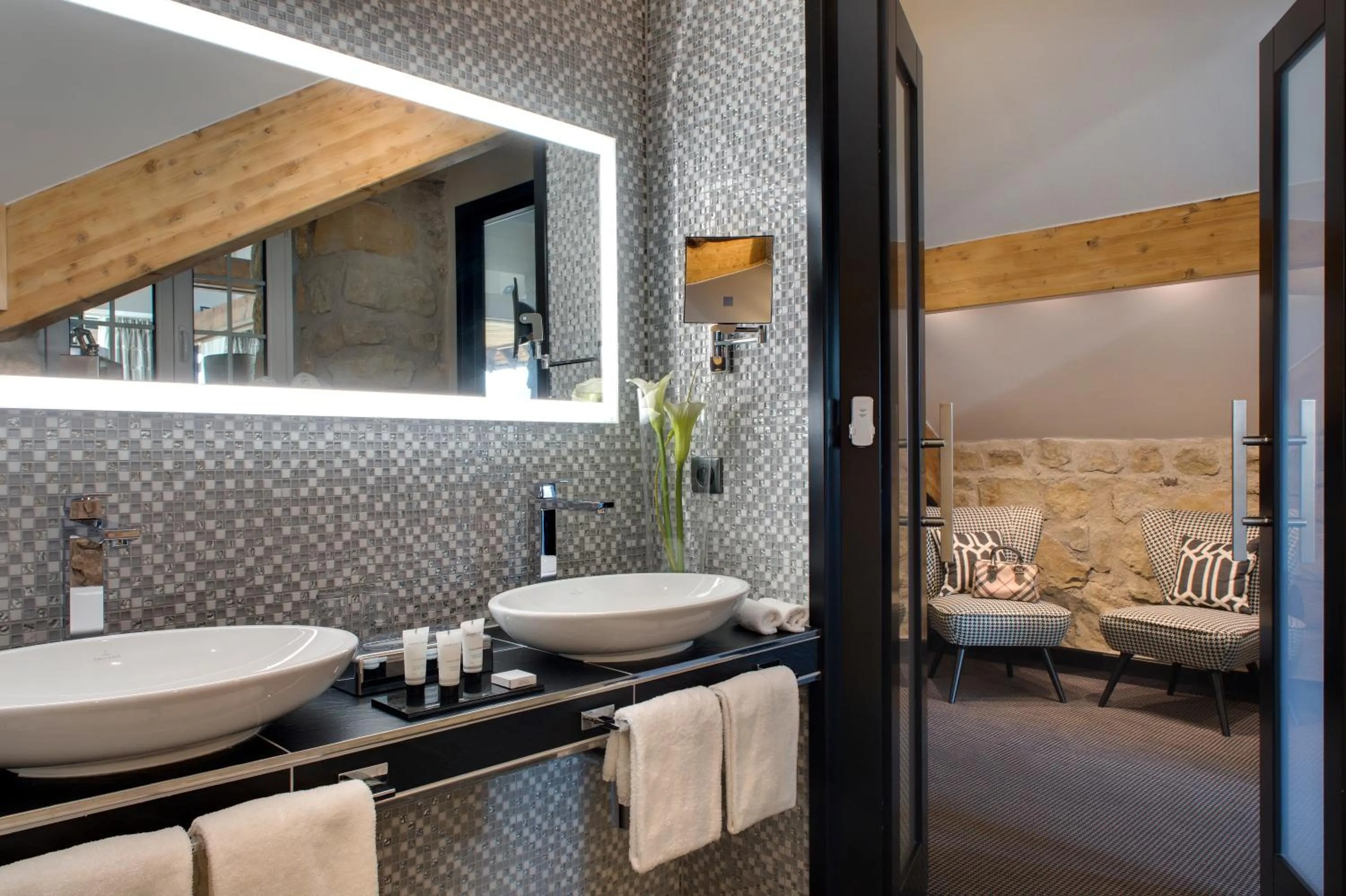 Bathroom in Domaine de la Klauss & Spa, Restaurant Gastronomique Le K