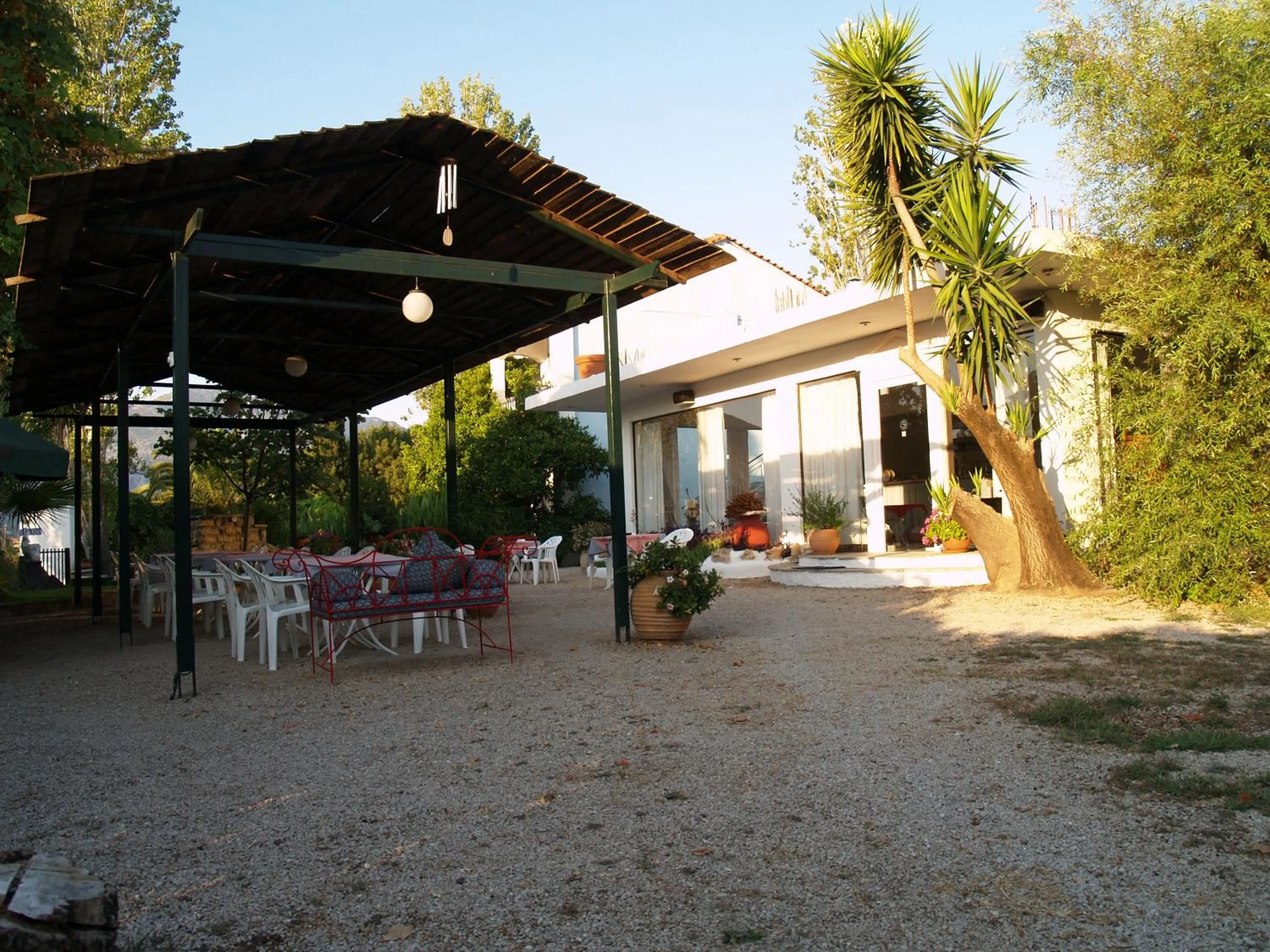 Patio in Hotel Cavo Mytikas