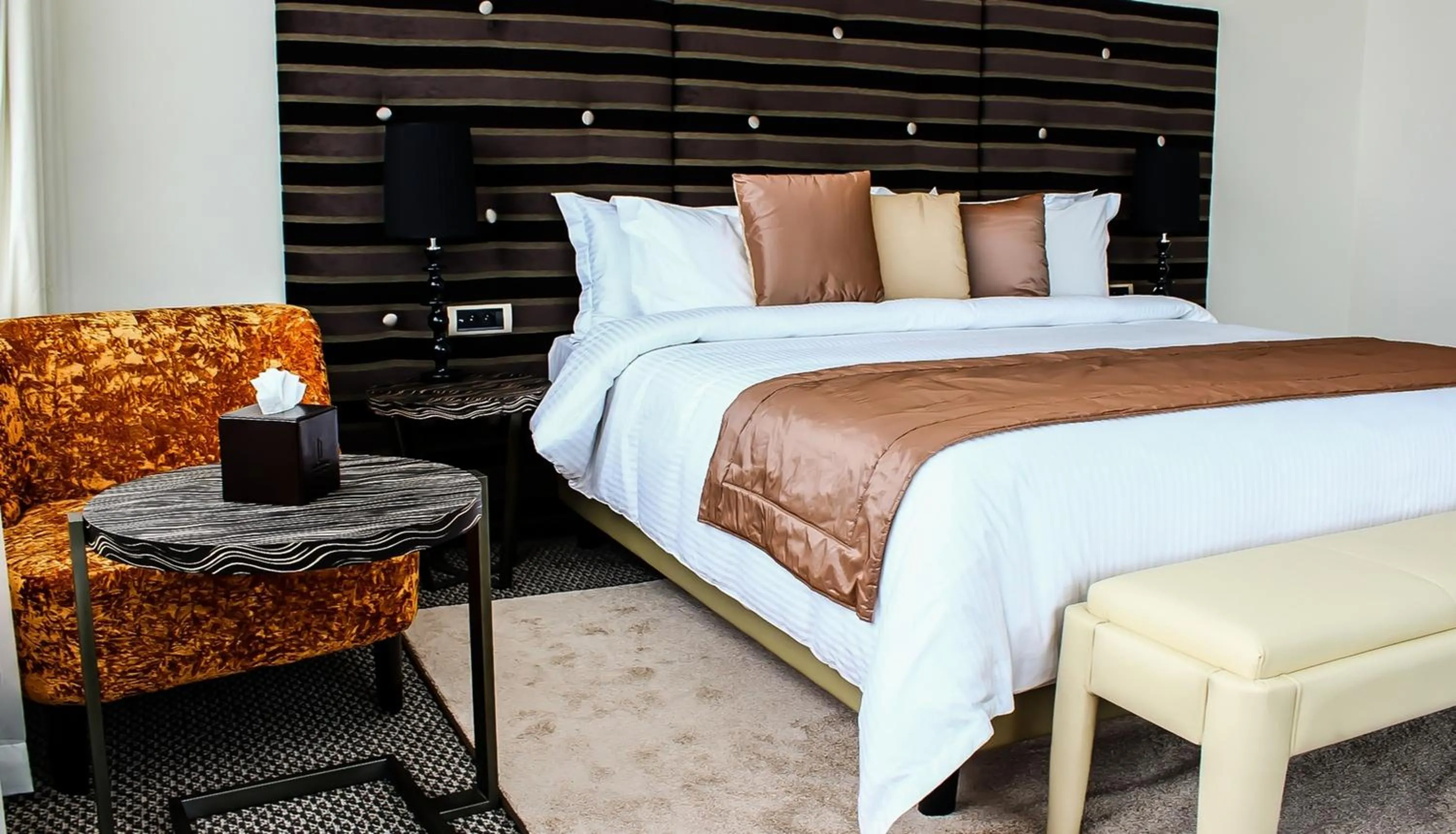 Bedroom, Bed in Grand Mogador City Center