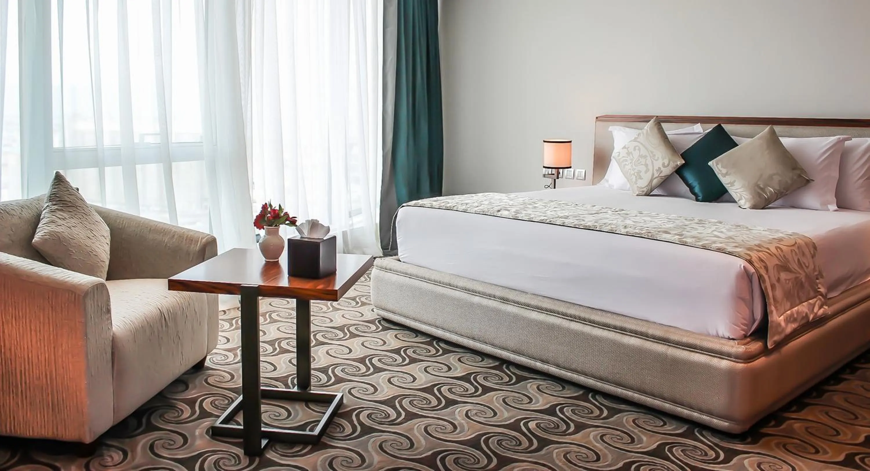 Bedroom, Bed in Grand Mogador City Center