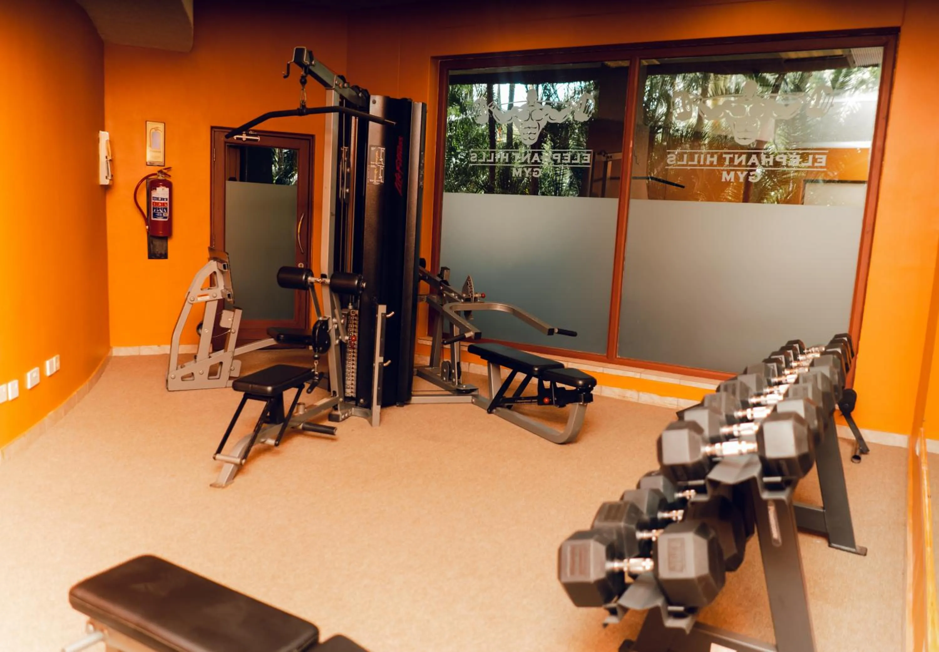Fitness centre/facilities in Elephant Hills Resort
