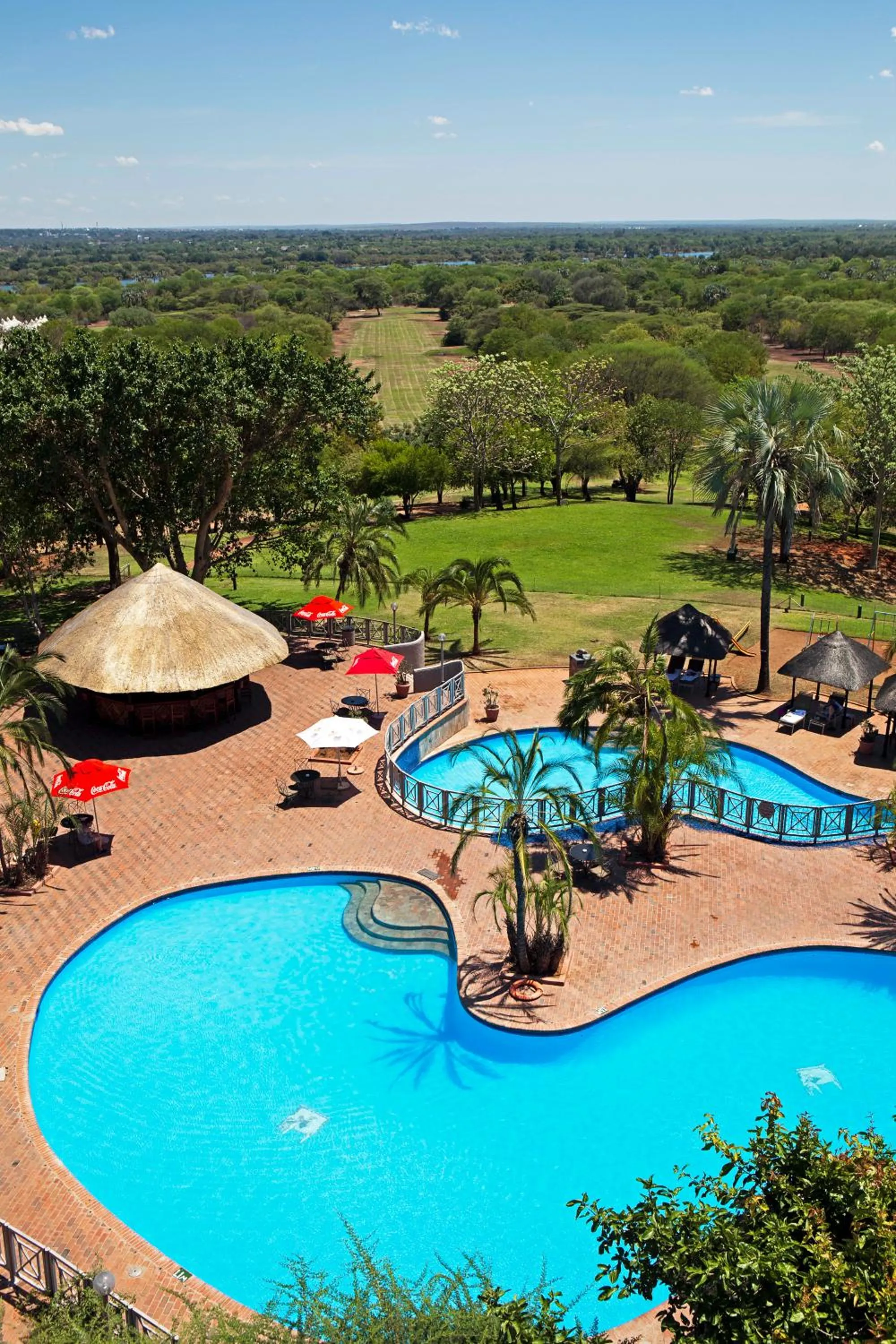 Pool view in Elephant Hills Resort