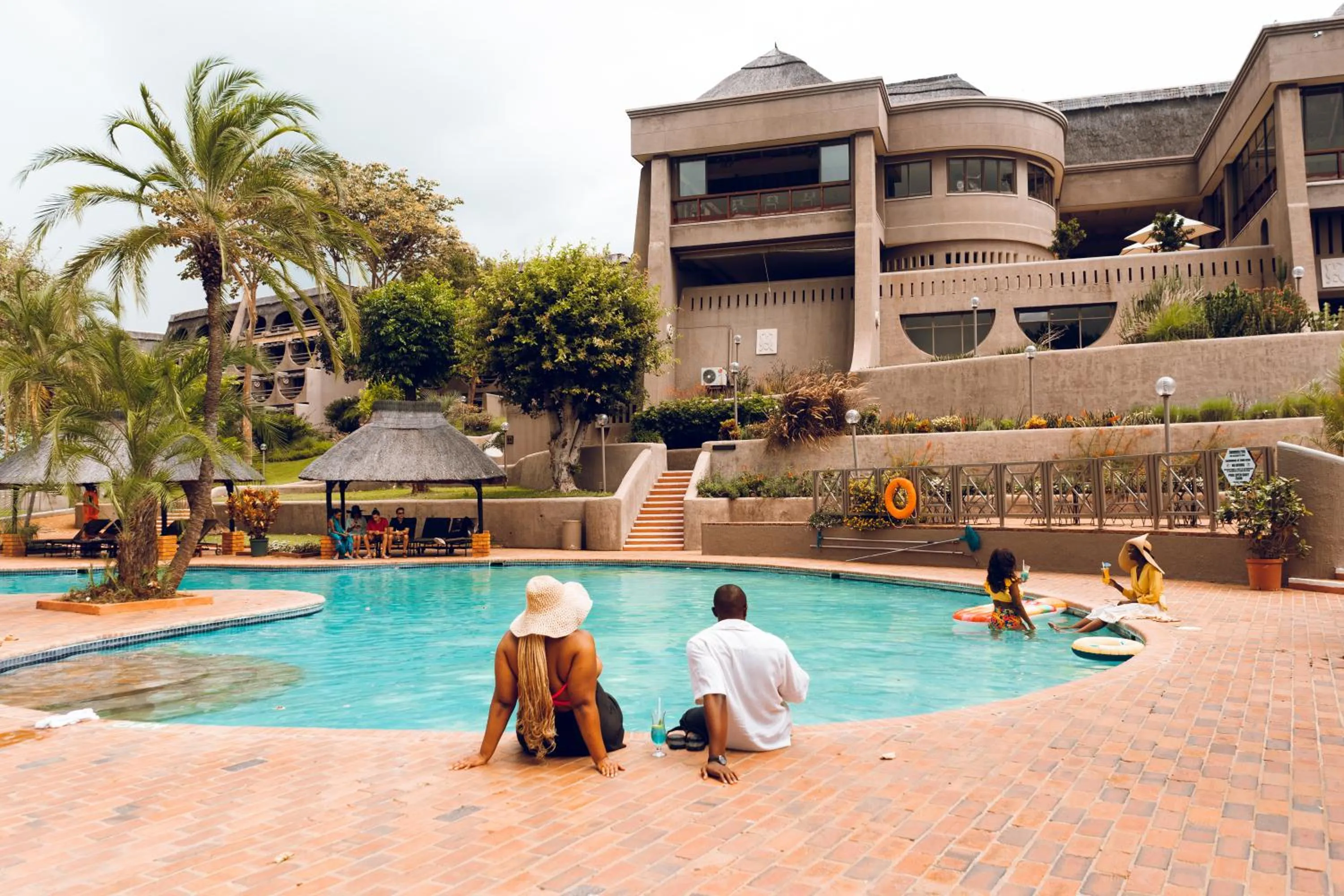 People in Elephant Hills Resort